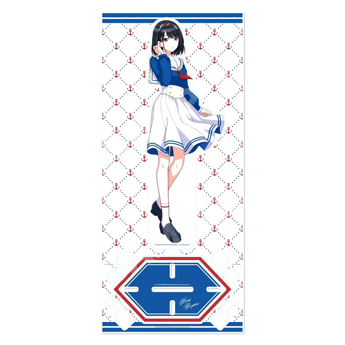 Hiori Kazano Parallel Marine Look Ver. Tall Acrylic Stand THE IDOLM@STER Shiny Colors x Minatomirai Line Collab [USED]
