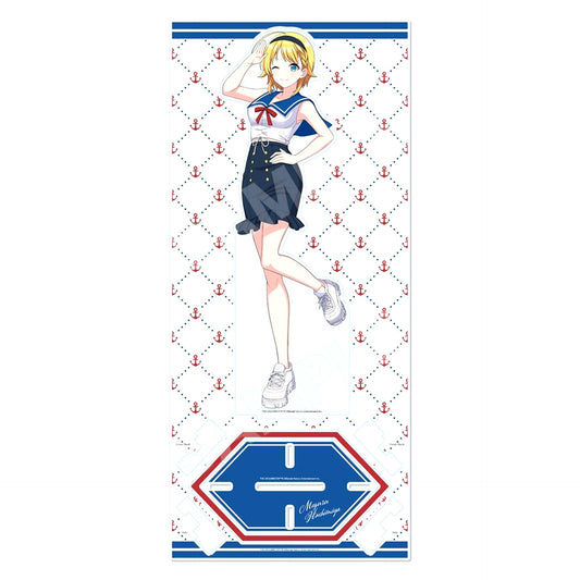 Meguru Hachimiya Parallel Marine Look Ver. Tall Acrylic Stand THE IDOLM@STER Shiny Colors x Minatomirai Line Collab [USED]