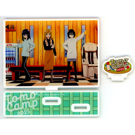 Chiaki Ohgaki & Aoi Inuyama & Ena Saito Tomo Camp 2025 Acrylic Stand Yuru Camp SEASON 3 Event Tomo Camp 2025 [USED]