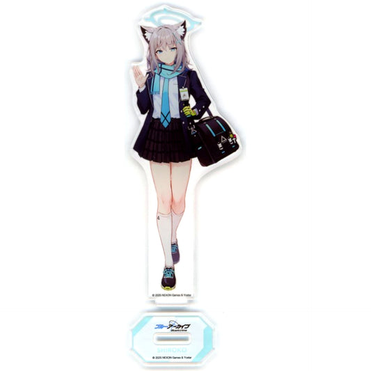Shiroko Sunaookami Single Item Acrylic Stand LisAni! Vol.58 Blue Archive Character & Music Guide Complete Limited Quantity Set Bundle Bonus [USED]