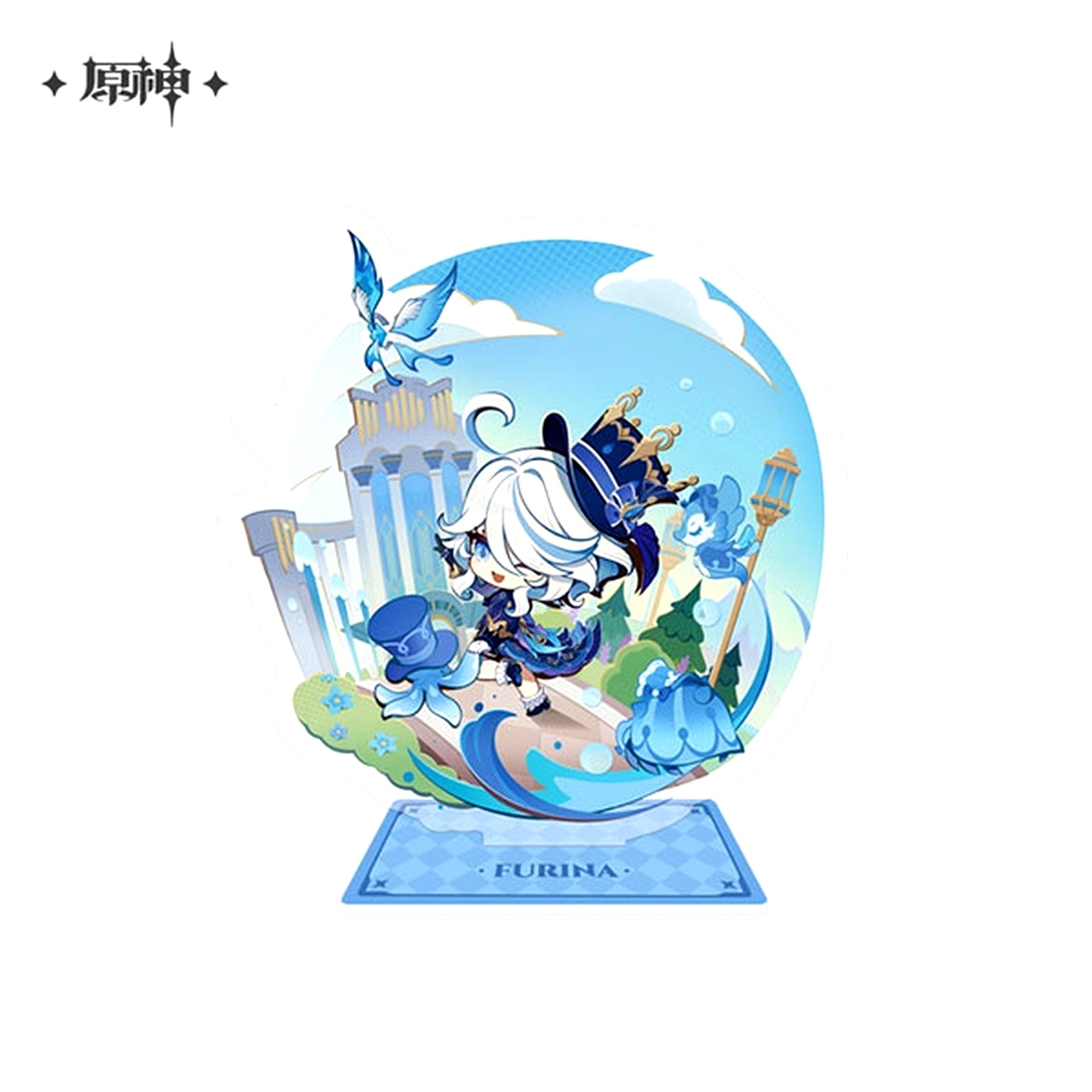 Furina Genshin Impact Teyvat Exhibition Series Deformed Acrylic Stand [USED]