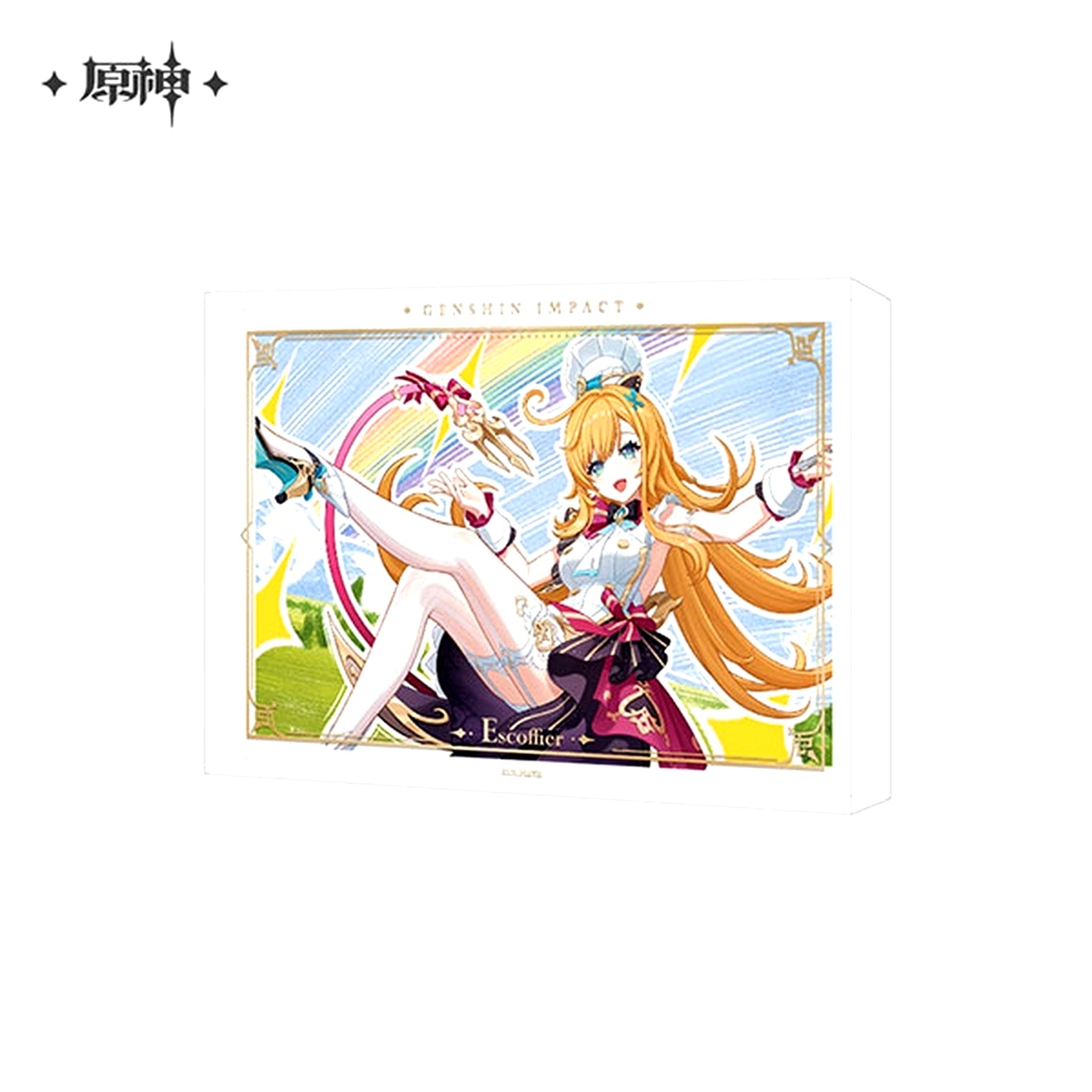 Escoffier Character PV Series Thick Acrylic Art Genshin Impact [USED]