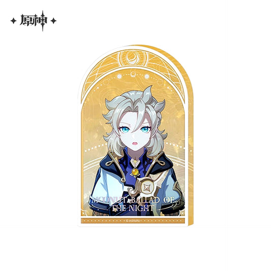 Albedo Moonlit Night Epic Series Thick Acrylic Stand Genshin Impact [USED]