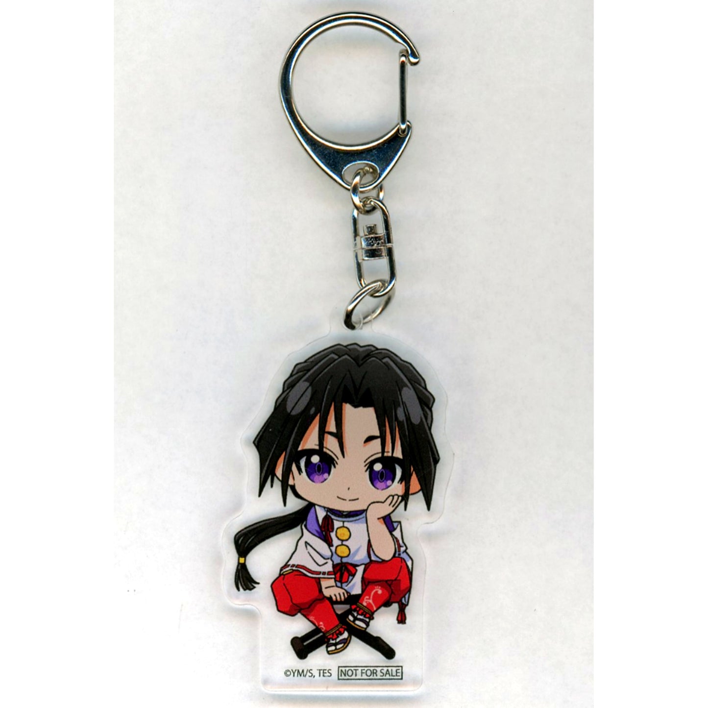 Tokiyuki Hojo Illustration Mini Character Acrylic Charm Bonus Item for Tokiyuki Hojo PVC and ABS Painted Figure The Elusive Samurai Aniplex Online [USED]