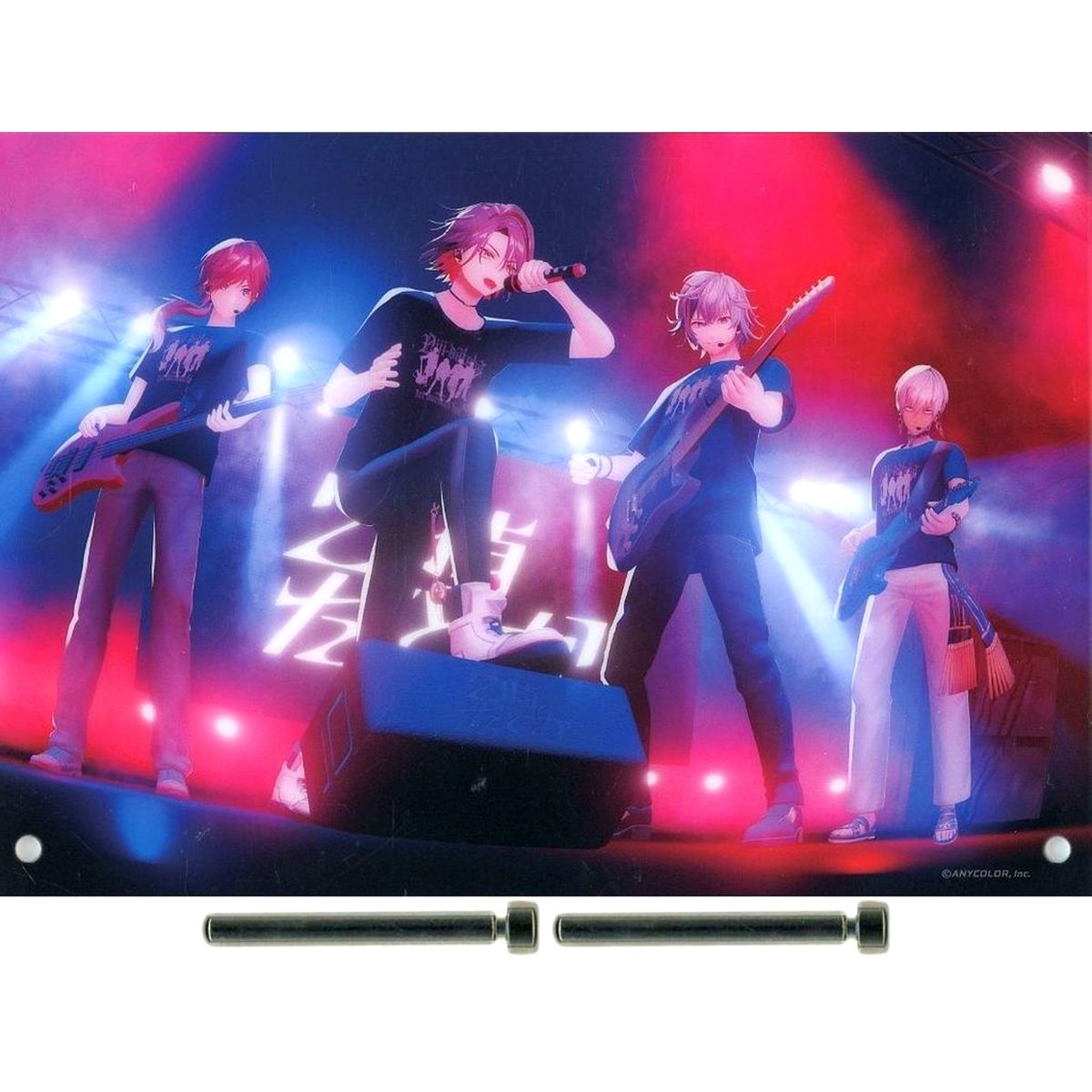 Niji-datoka A6 Acrylic Panel Virtual YouTuber Nijisanji Niji-Datoka 1st LIVE Premium Bromide Set Bundled Item [USED]