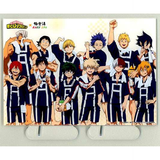 Group My Hero Academia x Gokurakuyu RAKU SPA Part 2 Gokuraku no Sara ni Muko e! PLUS ULSPA Acrylic Panel [USED]
