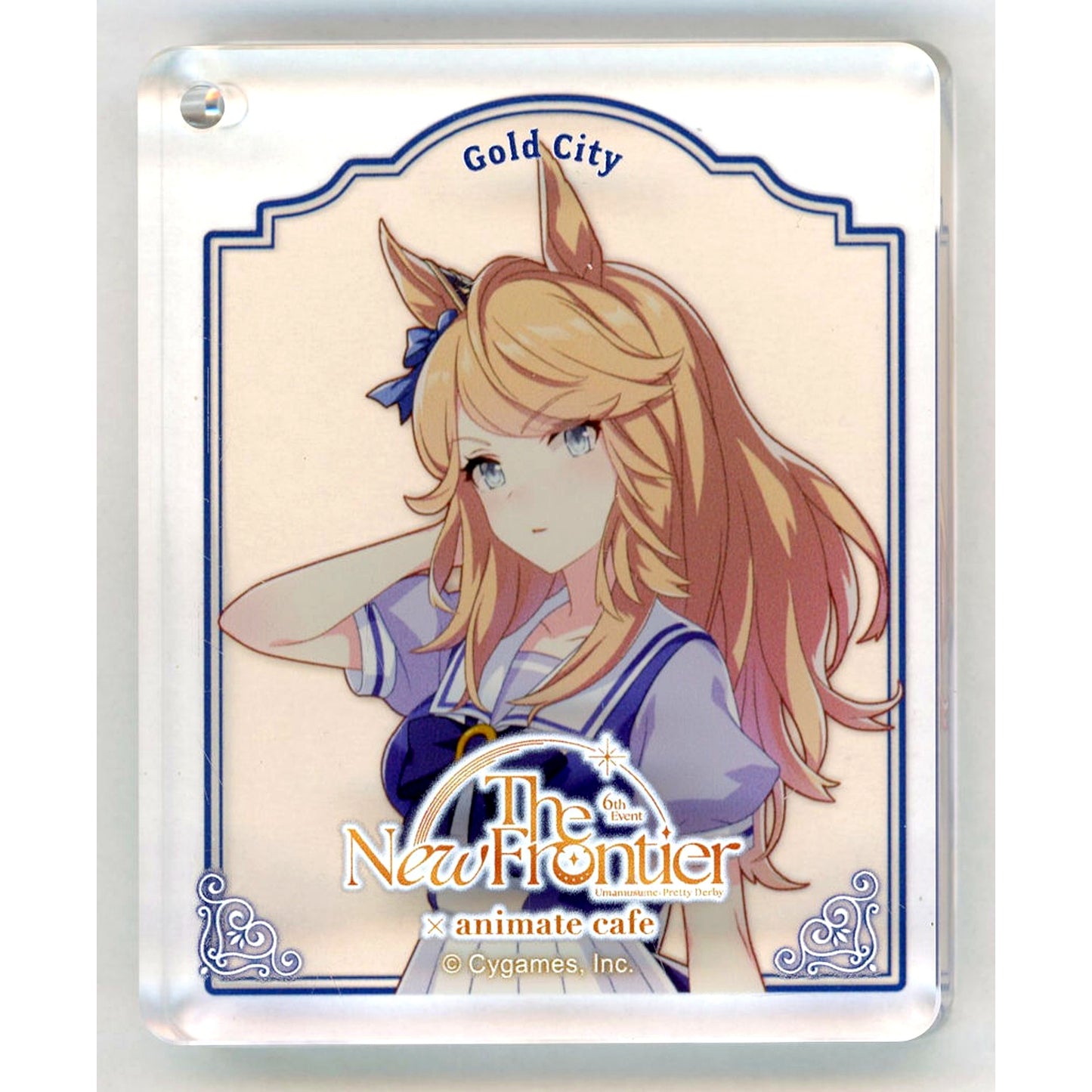 Gold City Umamusume Pretty Derby 6th EVENT The New Frontier Autumn Animate Cafe CoLotta Trading Acrylic Plate Keychain Group D [USED]