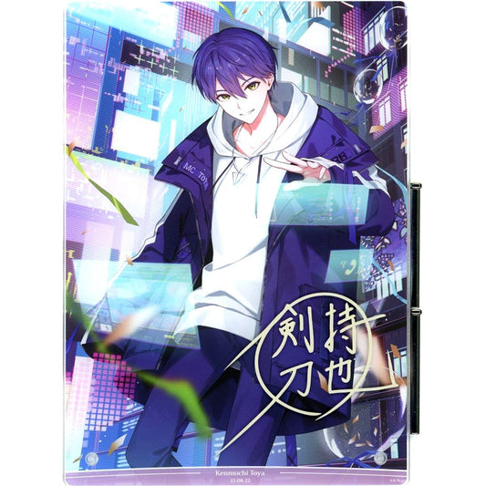 Toya Kenmochi B5 Acrylic Panel Gold Stamped Replica Autographed Bundle Bonus Virtual YouTuber Nijisanji 2025 Birthday [USED]
