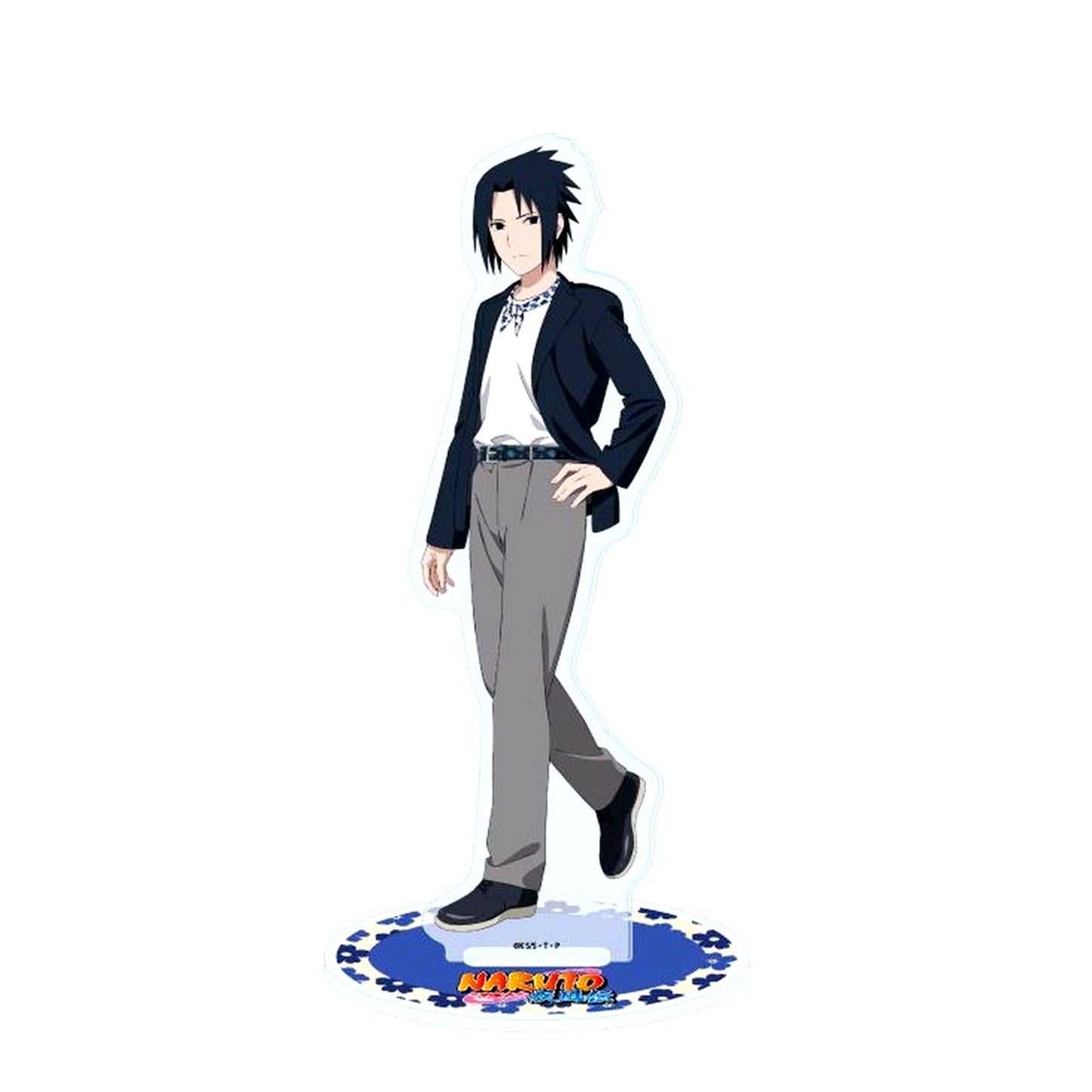 Sasuke Uchiha 66. New Retro Ver. Illustration Acrylic Stand Naruto Shippuden [USED]