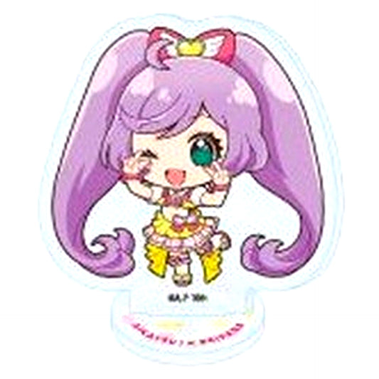 Laala Manaka 01. Mini Character Illustration Trading Acrylic Petit Stand Aikatsu! x PriPara The Movie Miracle of Meeting [USED]