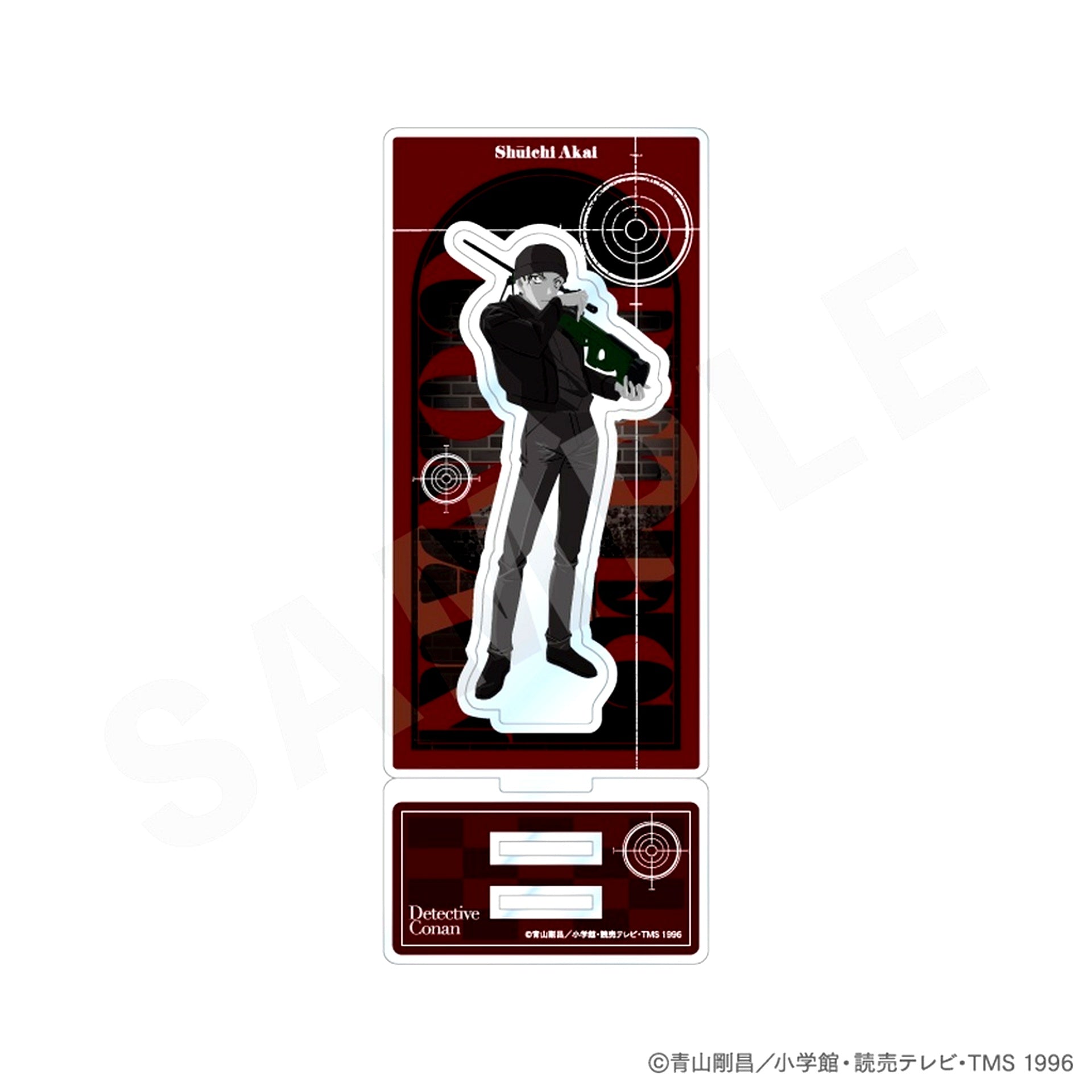 Shuichi Akai Monochrome Ver. Detective Conan Paintract Series Acrylic Stand [USED]