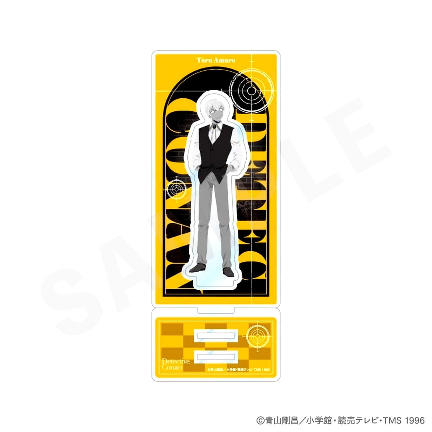 Toru Amuro Monochrome Ver. Detective Conan Paintract Series Acrylic Stand [USED]