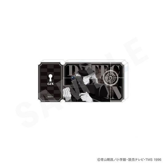 Gin Monochrome Ver. Detective Conan Paintract Series Ticket Style Acrylic Block [USED]