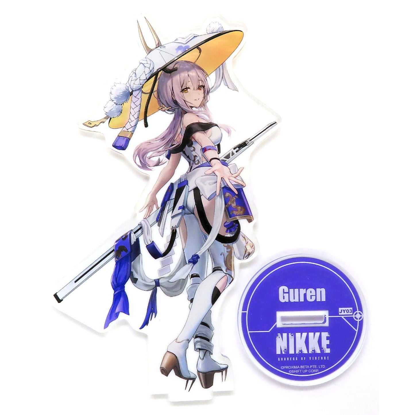 Scarlet 3rd Anniversary Acrylic Stand Goddess of Victory: NIKKE x TOPPA!!! BASE AKIBA [USED]