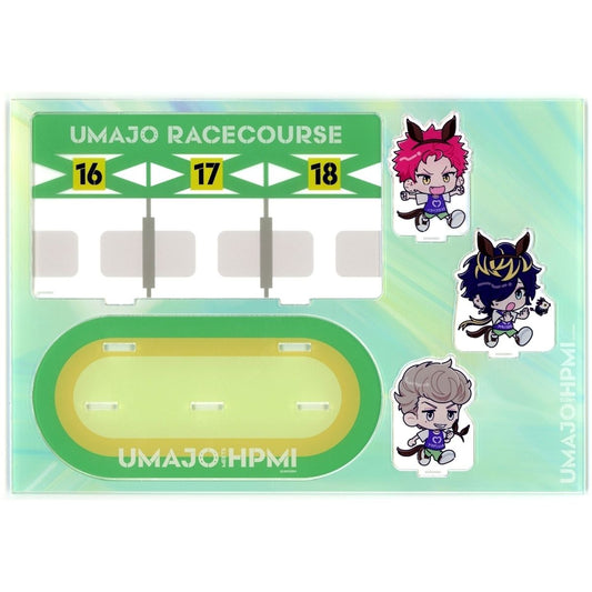 Bad Ass Temple Mini Character Acrylic Stand Set Hypnosis Mic: Division Rap Battle UMAJO MEETS HYPNOSISMIC -DRB-! [USED]