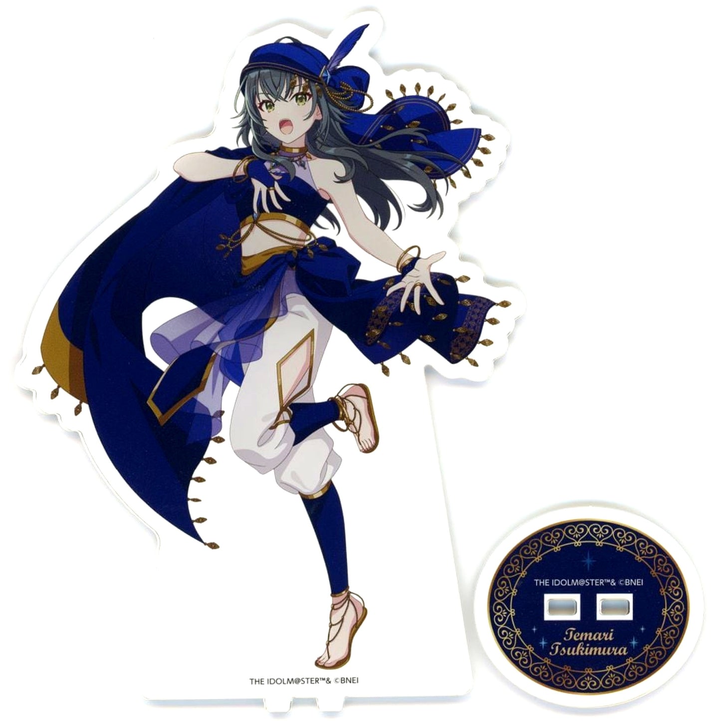 Temari Tsukimura Arabian Ver. Acrylic Stand Gakuen Idolmaster Hatsuboshi Gakuen Arabian Cafe x animate cafe [USED]