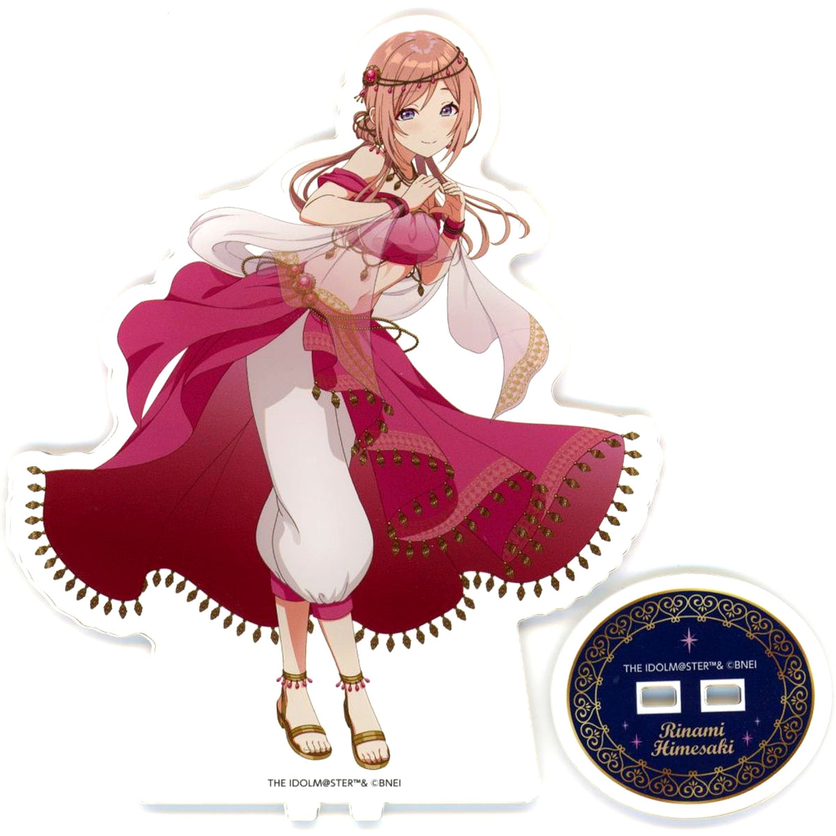 Rinami Himesaki Arabian Ver. Acrylic Stand Gakuen Idolmaster Hatsuboshi Gakuen Arabian Cafe x animate cafe [USED]