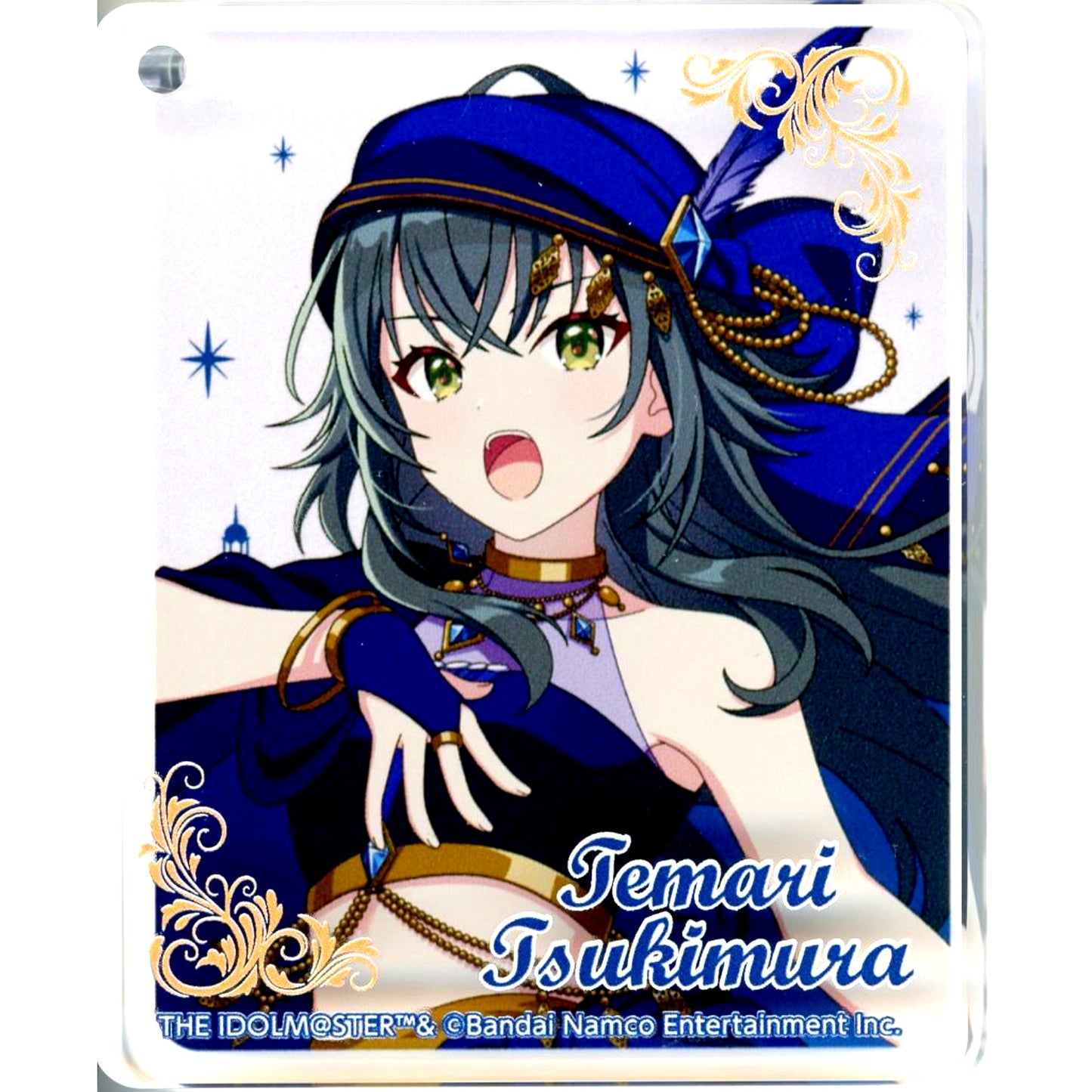 Temari Tsukimura Gakuen Idolmaster Hatsuboshi Gakuen CoLotta Trading Acrylic Plate Keychain Arabian Cafe x animatecafe Arabian Ver. [USED]