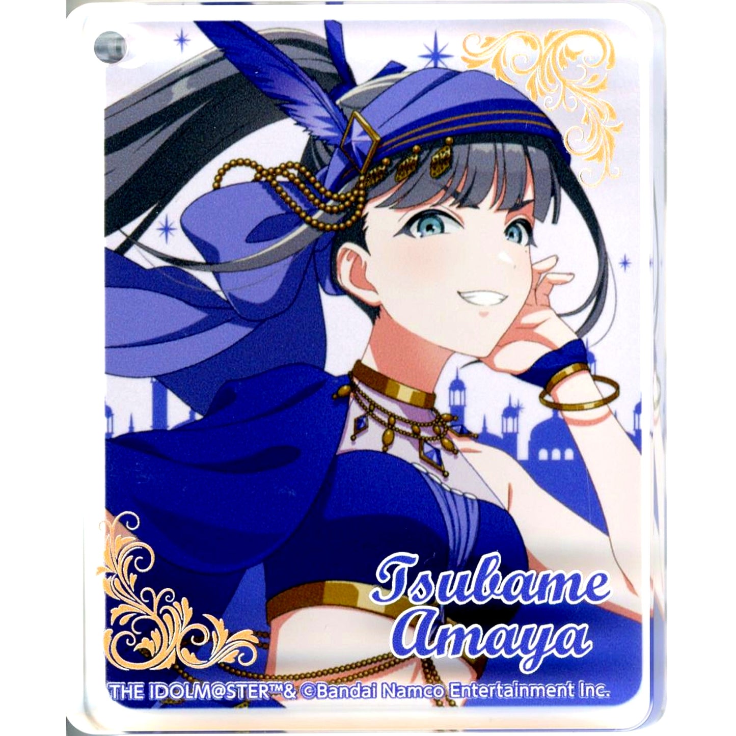 Tsubame Amamiya Gakuen Idolmaster Hatsuboshi Gakuen CoLotta Trading Acrylic Plate Keychain Arabian Ver. Arabian Cafe x animate cafe [USED]