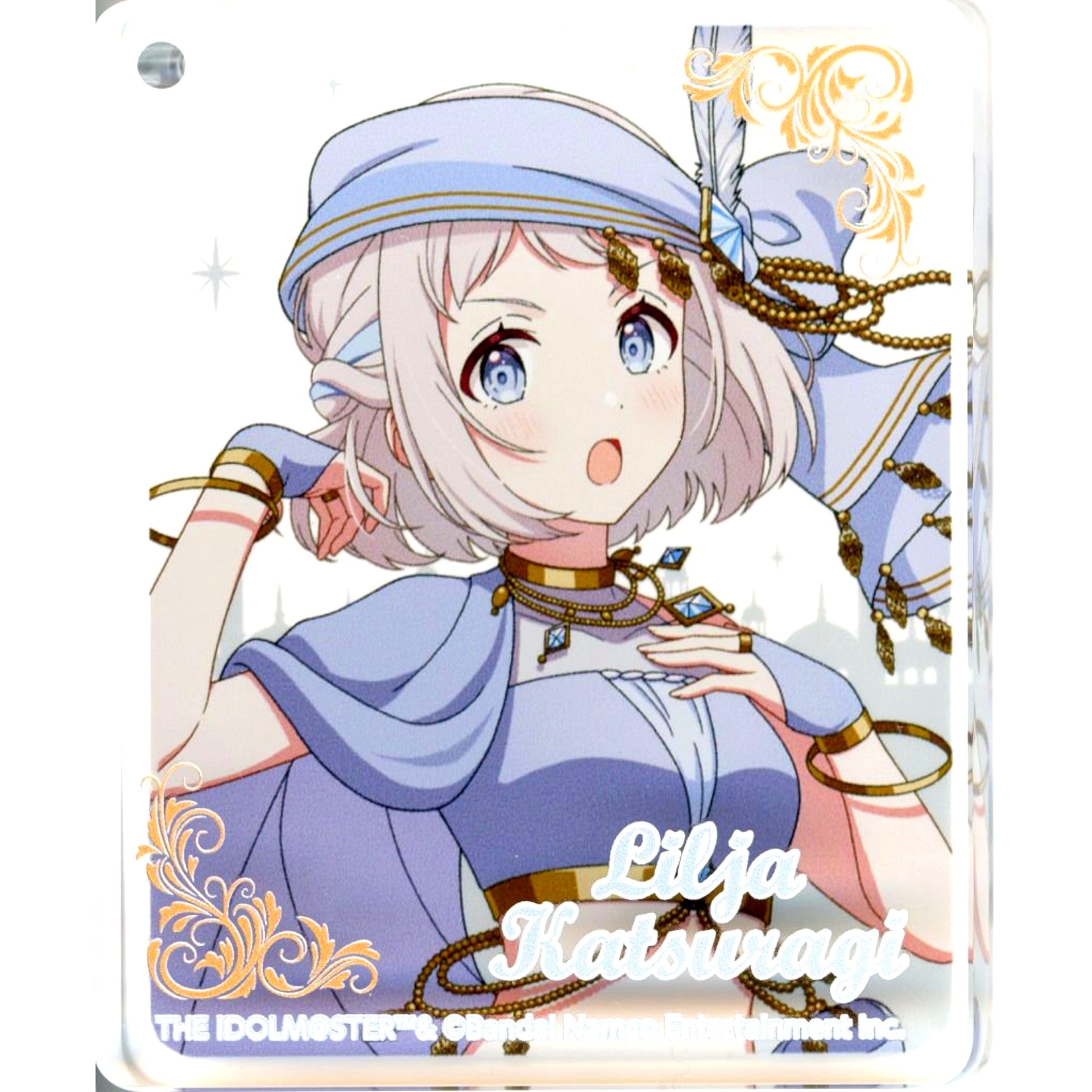 Lilja Katsuragi Gakuen Idolmaster Hatsuboshi Gakuen CoLotta Trading Acrylic Plate Keychain Arabian Ver. Arabian Cafe x animate cafe [USED]