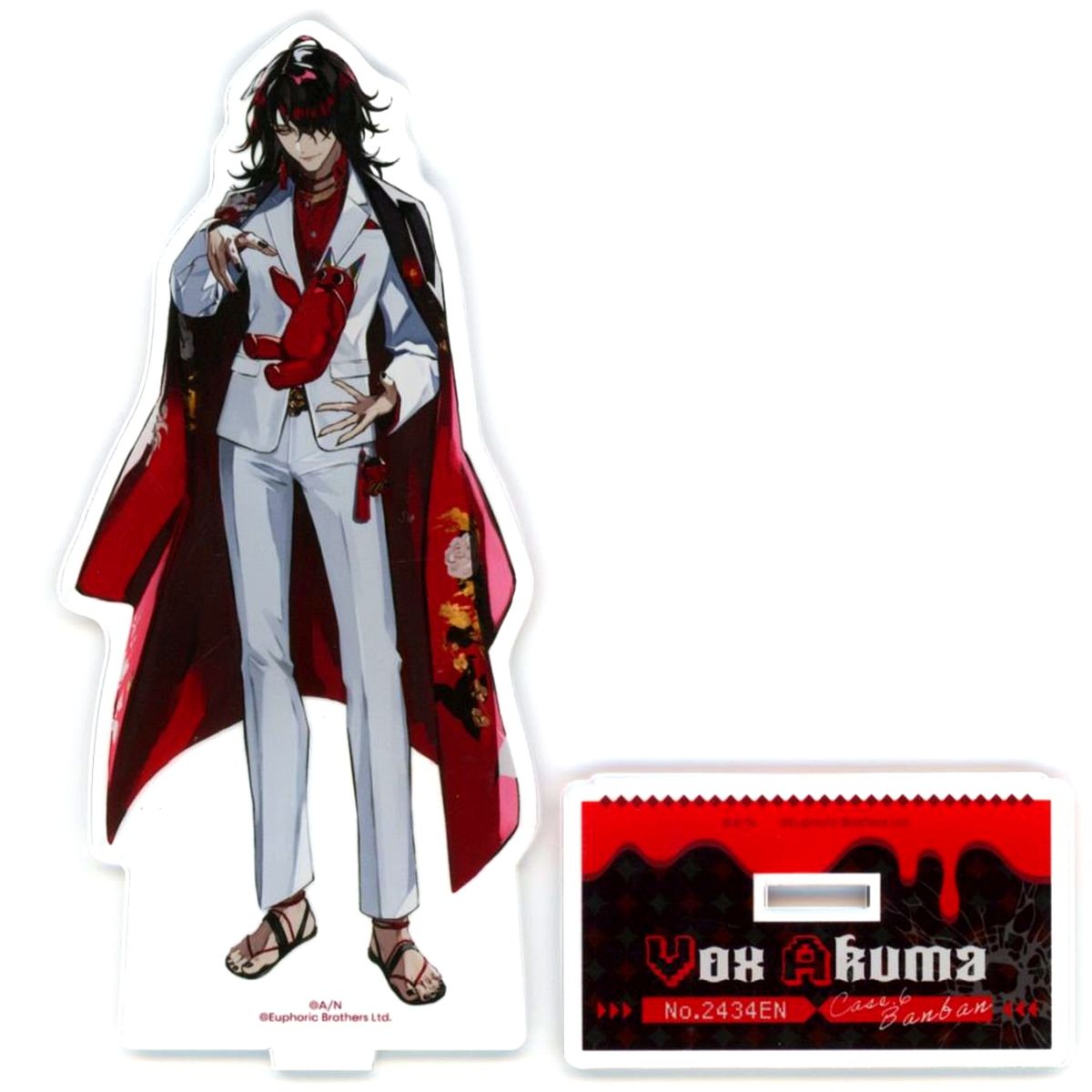 Vox Akuma Normal Ver. Acrylic Stand Virtual YouTuber Nijisanji NIJISANJI EN x Garten of Banban x Daiba Haunted School [USED]