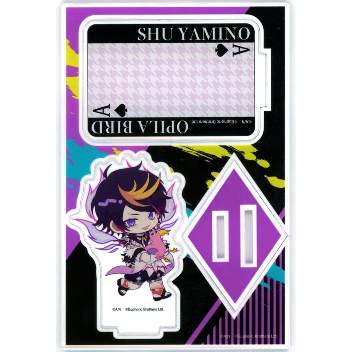 Shu Yamino Virtual YouTuber Nijisanji Mini Normal ver. Acrylic Stand Jr. NIJISANJI NIJISANJI EN x Garten of Banban x Daiba Haunted School [USED]