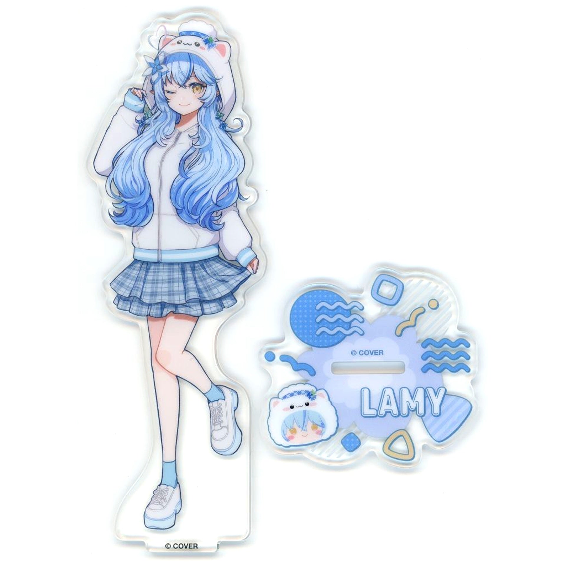 Yukihana Lamy Acrylic Stand VTuber Hololive Lovely Okaburi Mascot Series Vol.3 [USED]