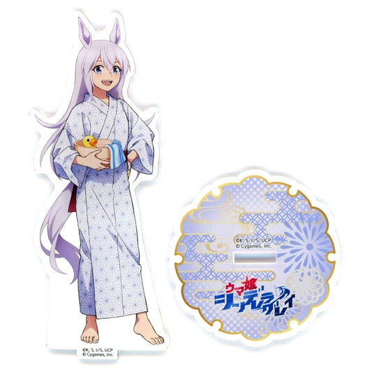 Tamamo Cross Umamusume Cinderella Gray Acrylic Stand Gokurakuyu RAKU SPA Kasamatsu Bath [USED]