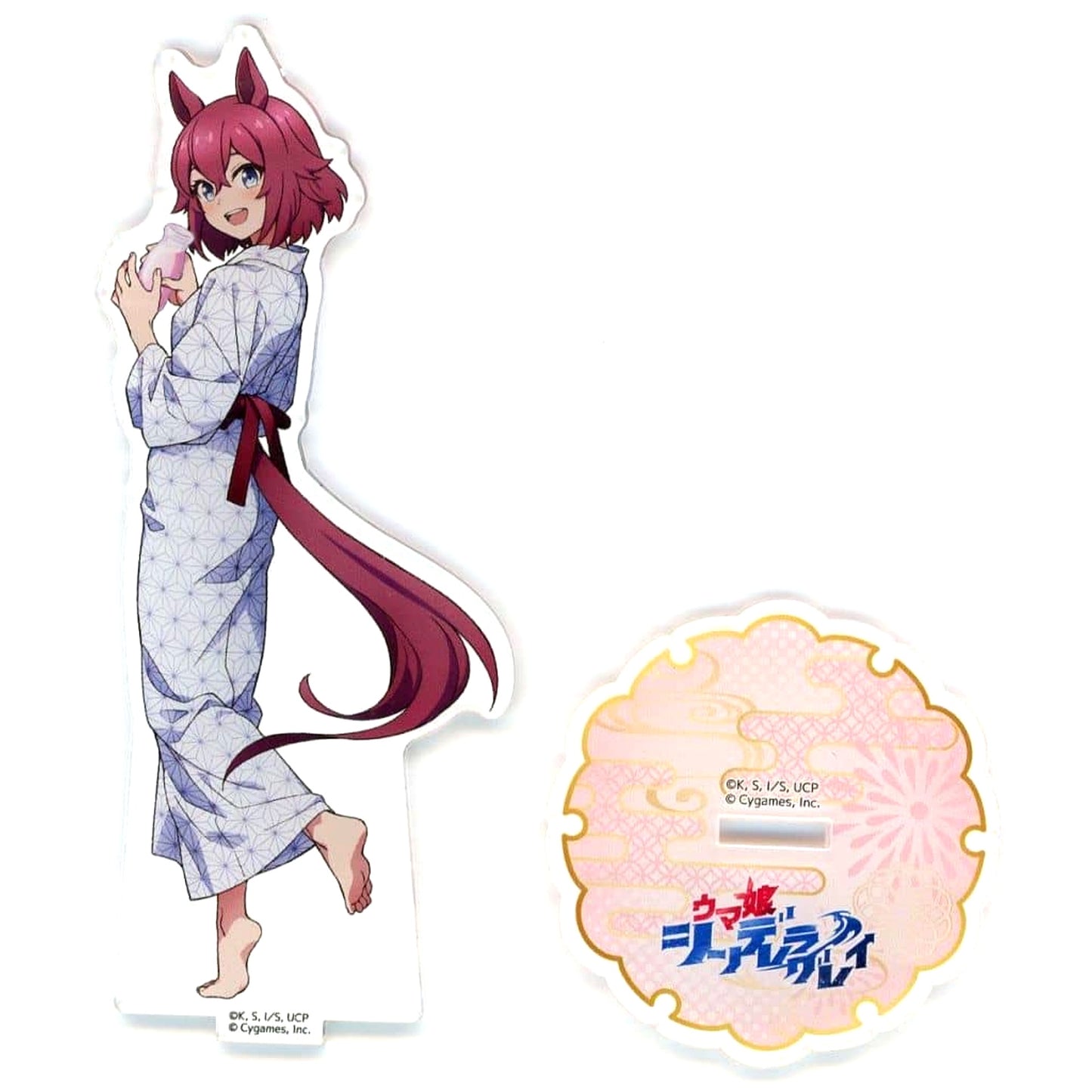 Sakura Chiyono O Umamusume Cinderella Gray Acrylic Stand Gokurakuyu RAKU SPA Kasamatsu Bath [USED]