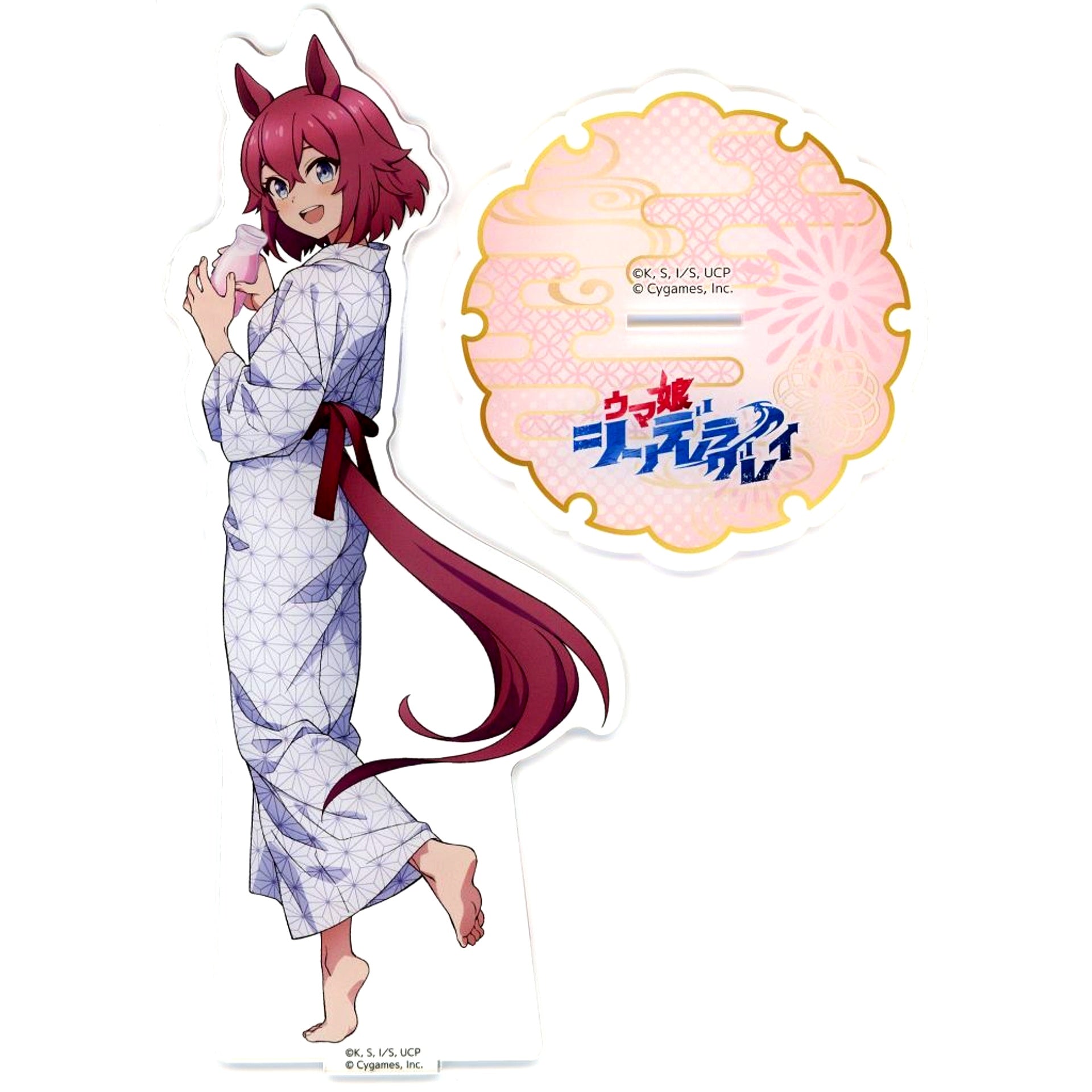 Sakura Chiyono O Uma Musume Cinderella Gray BIG Acrylic Stand x Gokurakuyu RAKU SPA Kasamatsu no Yu Mail Order Limited [USED]