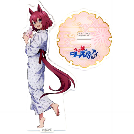 Sakura Chiyono O Uma Musume Cinderella Gray BIG Acrylic Stand x Gokurakuyu RAKU SPA Kasamatsu no Yu Mail Order Limited [USED]