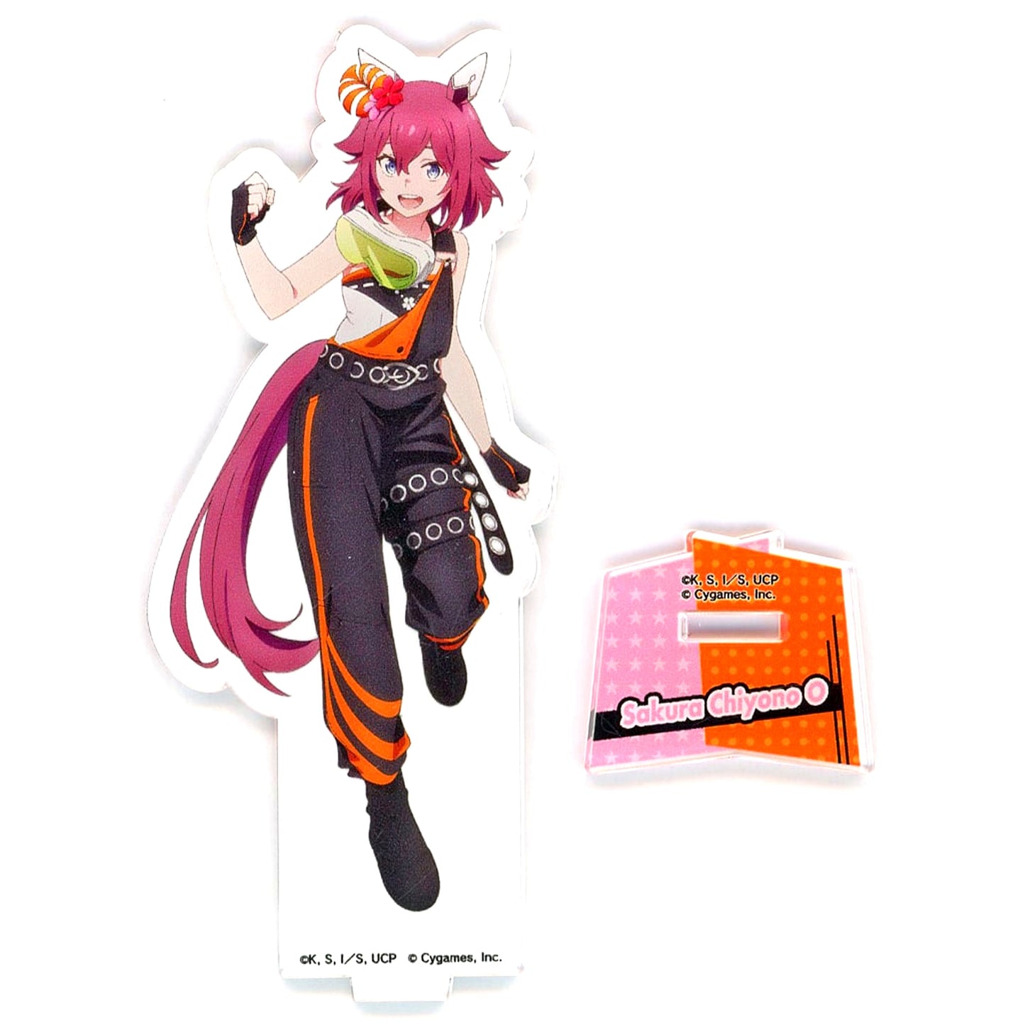 Sakura Chiyono O Uma Musume Cinderella Gray Acrylic Stand x Autobacs [USED]