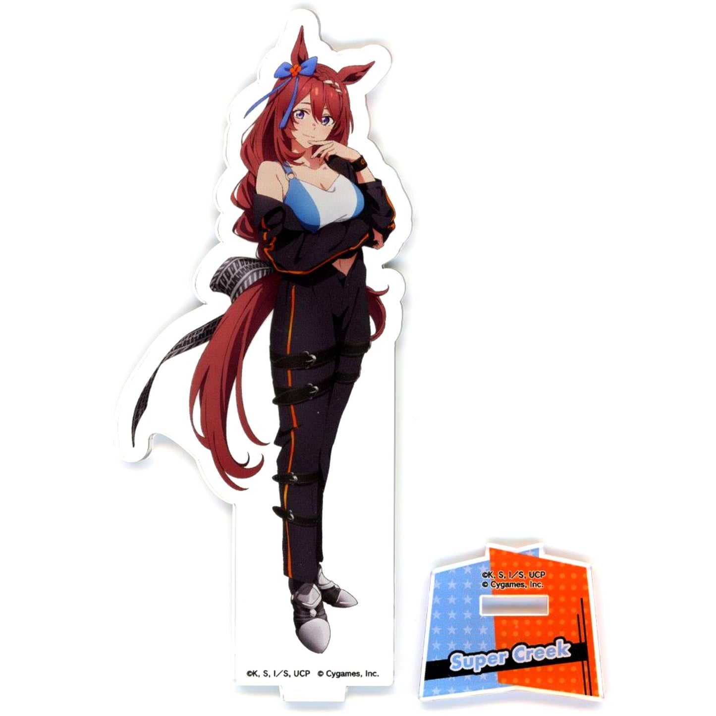 Super Creek Acrylic Stand Umamusume: Cinderella Gray x AUTOBACS [USED]