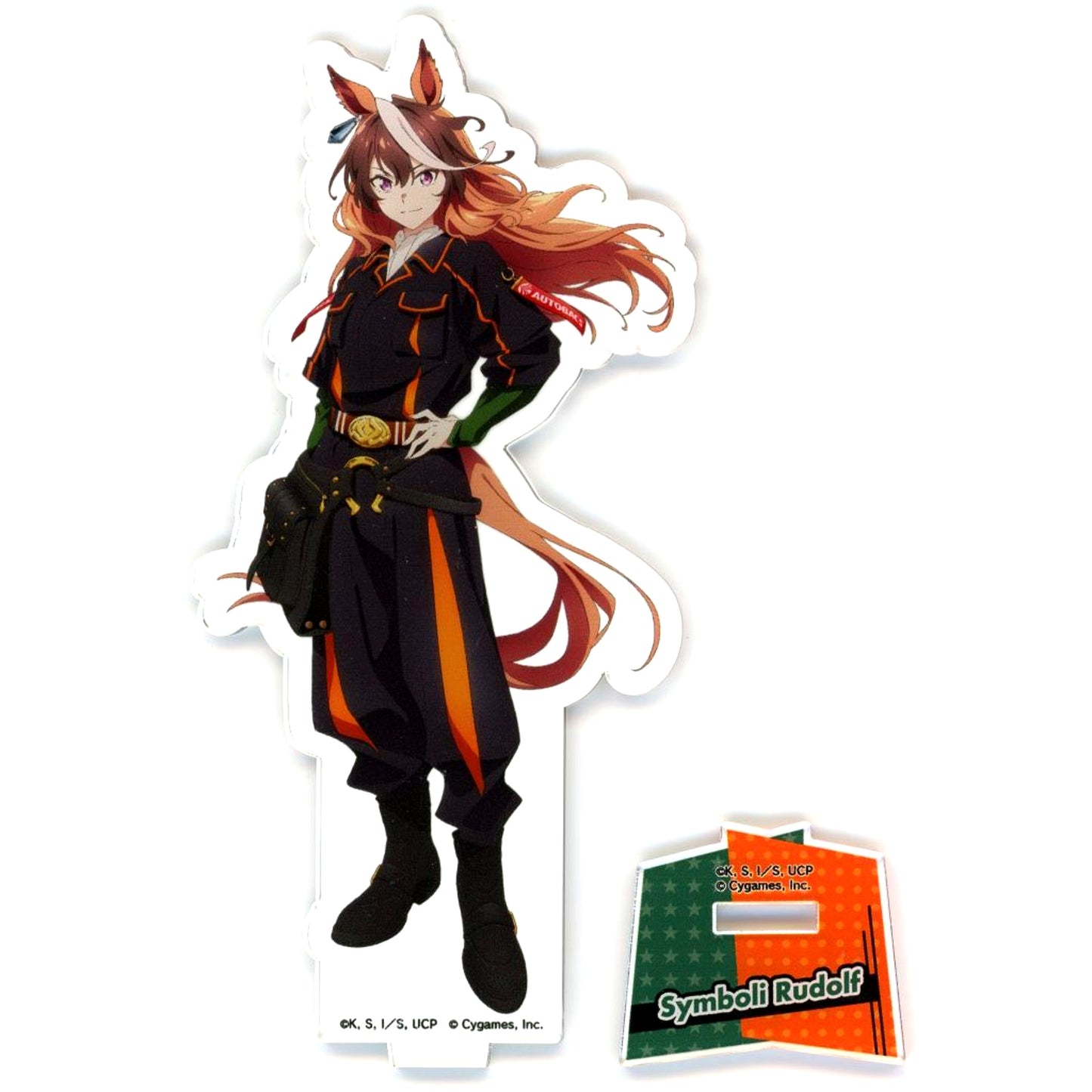 Symboli Rudolf Uma Musume: Cinderella Gray Acrylic Stand x Autobacs [USED]