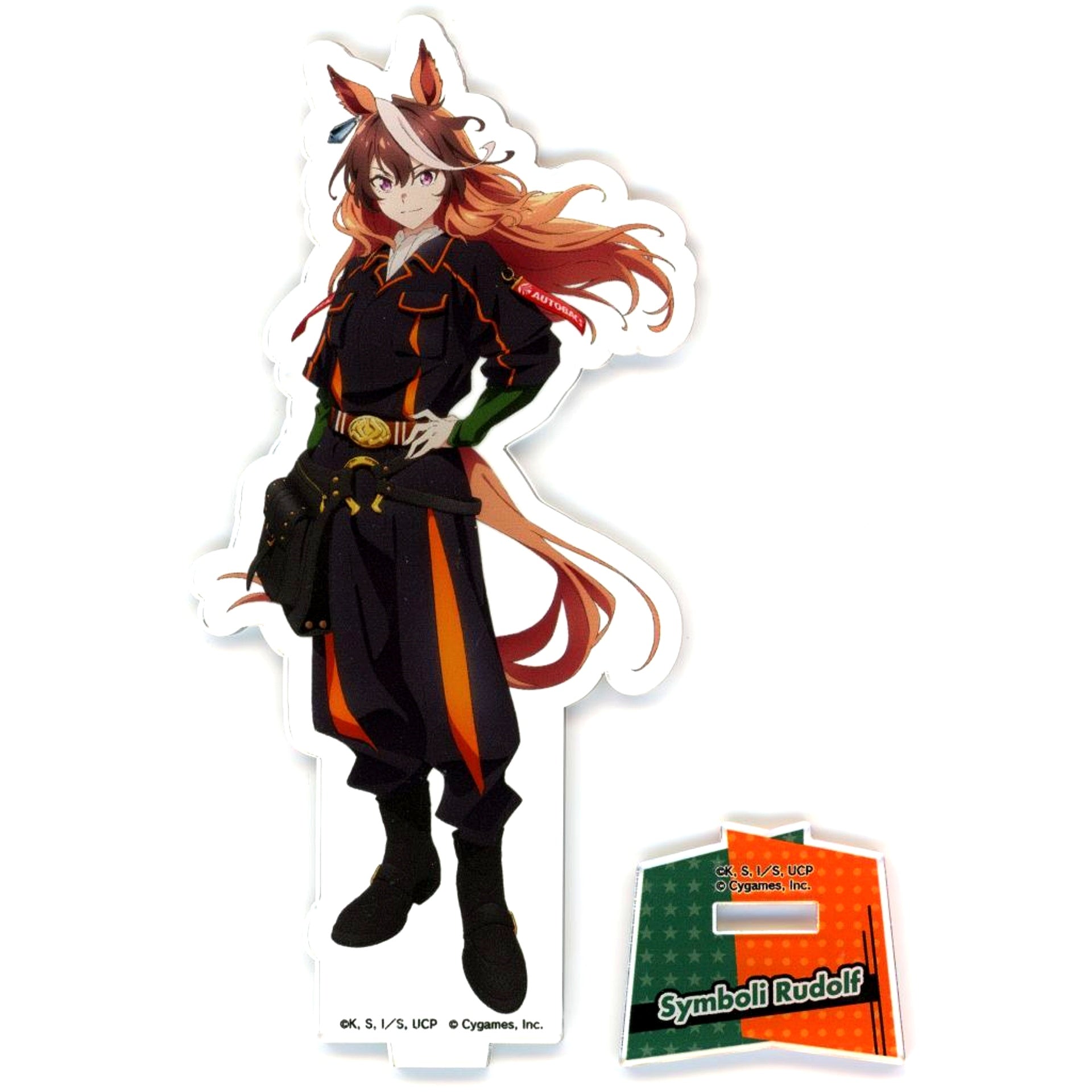 Symboli Rudolf Uma Musume: Cinderella Gray Acrylic Stand x Autobacs [USED]