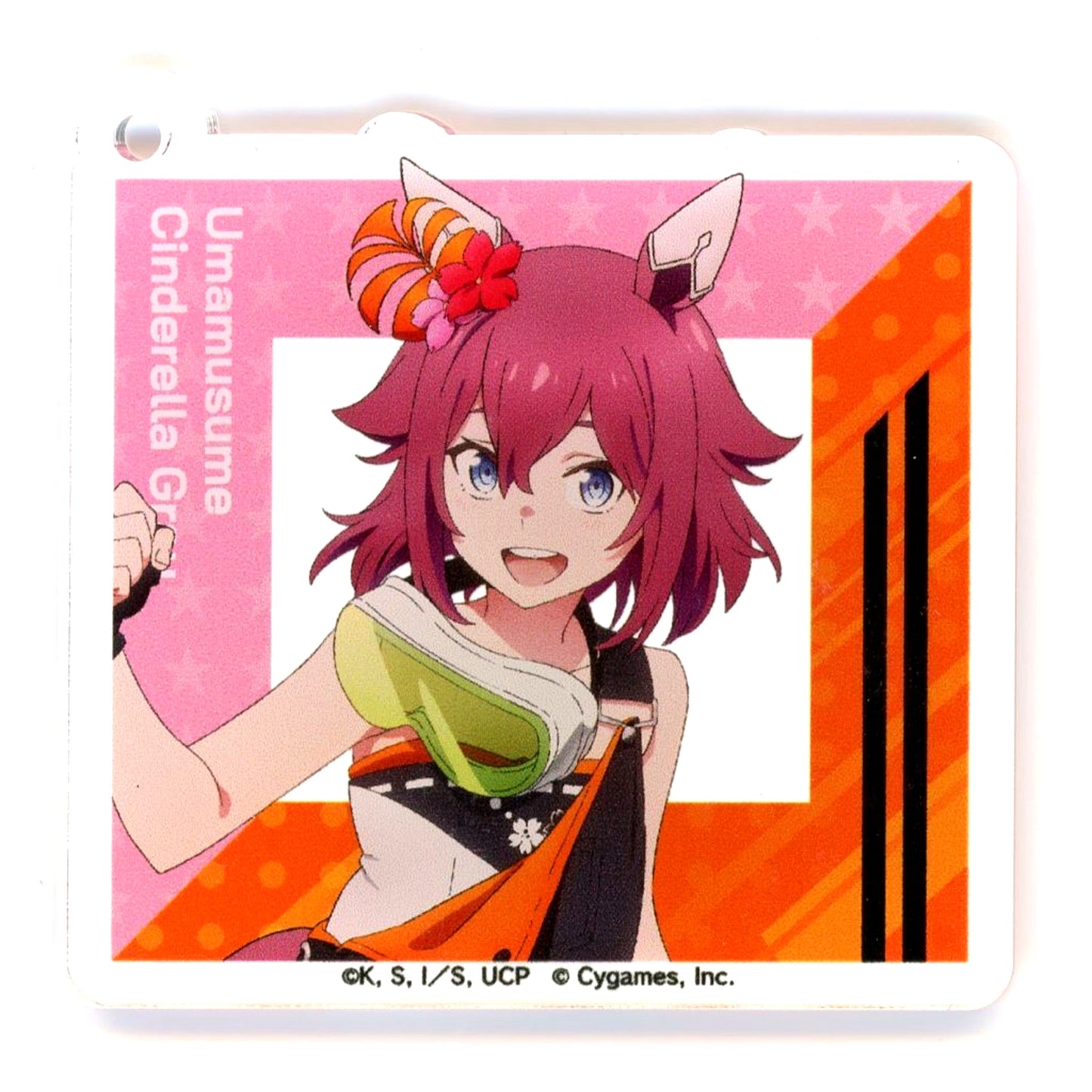 Sakura Chiyono O Uma Musume Cinderella Gray x Autobacs Trading Acrylic Keychain Vol. 1 [USED]