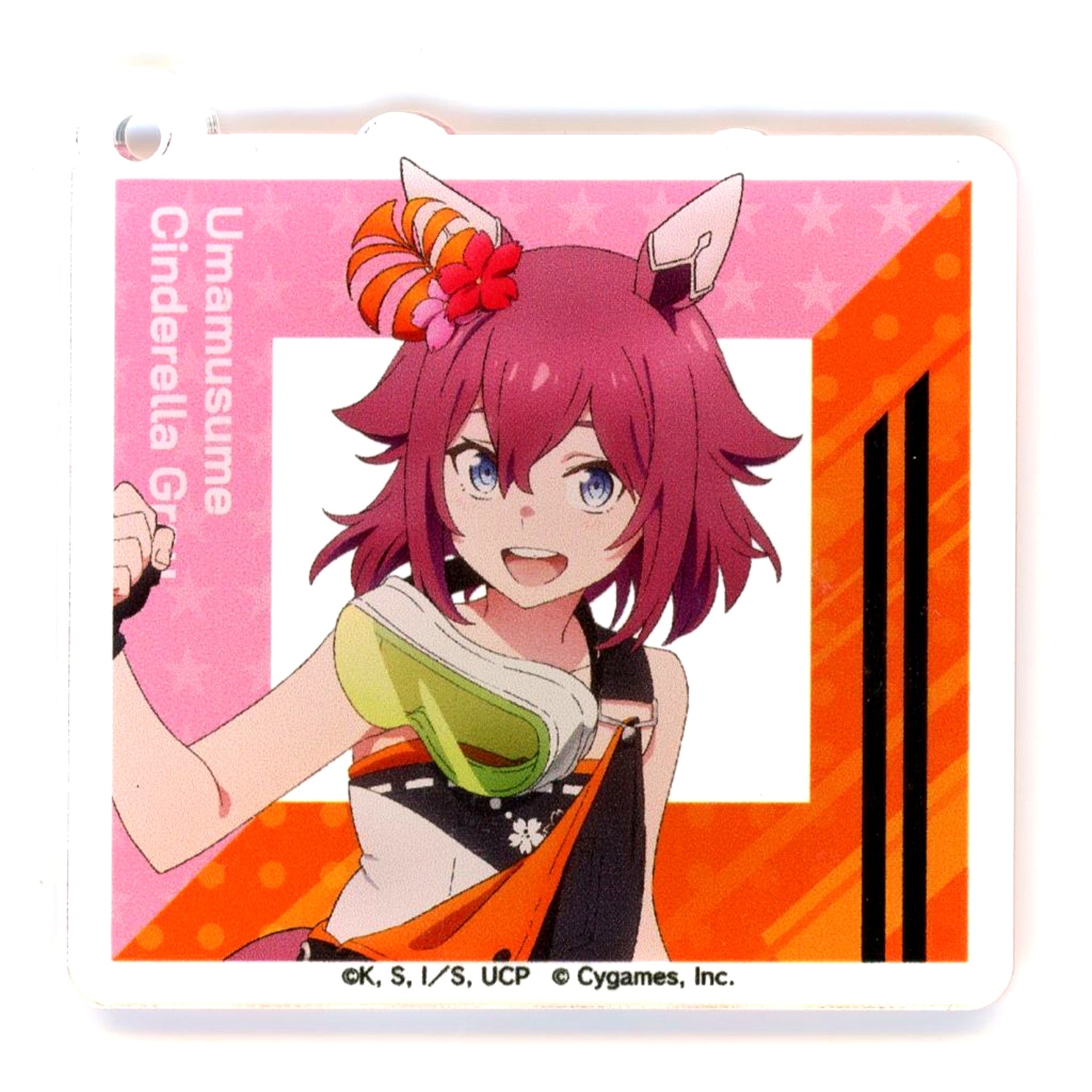 Sakura Chiyono O Uma Musume Cinderella Gray x Autobacs Trading Acrylic Keychain Vol. 1 [USED]