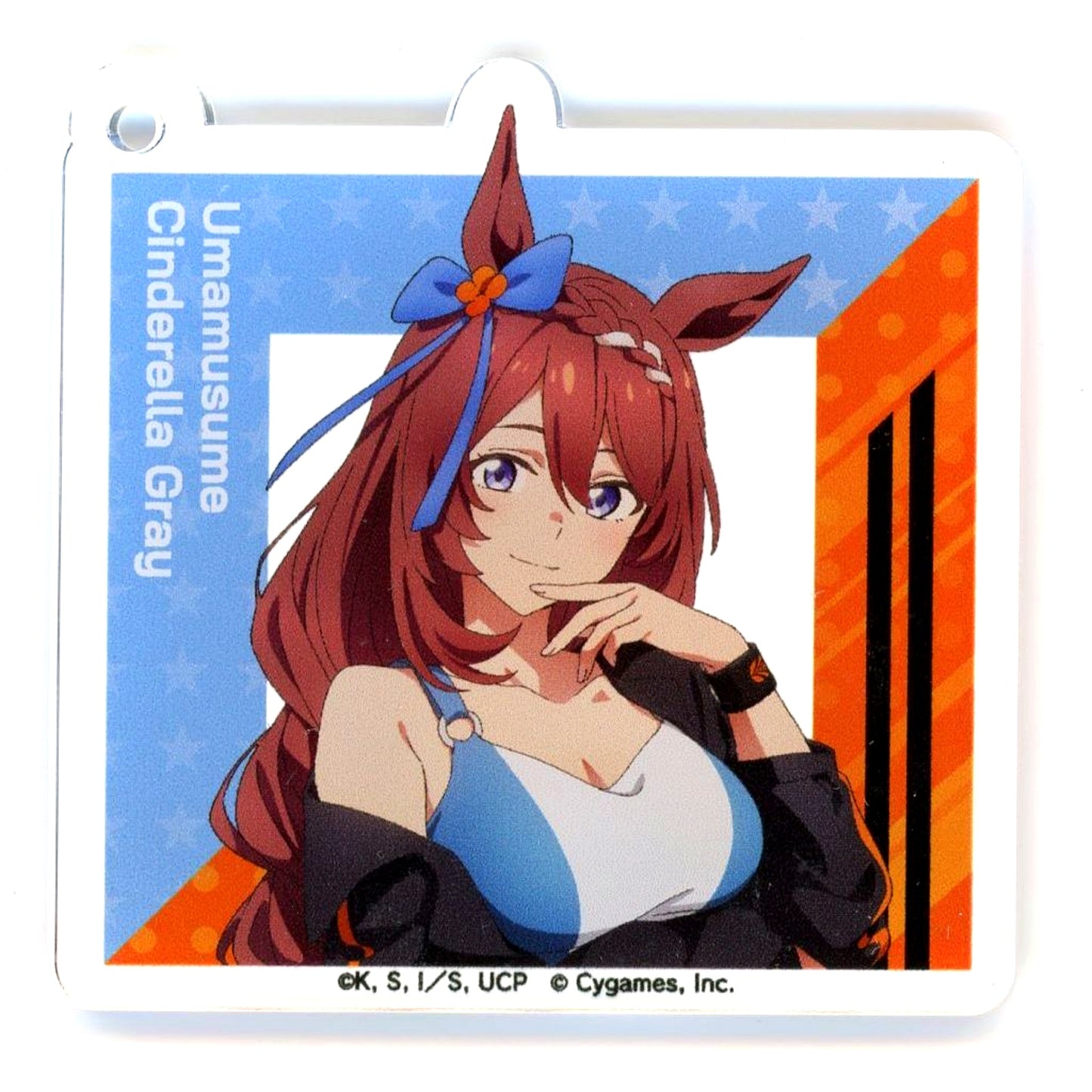 Super Creek Uma Musume Cinderella Gray x Autobacs Trading Acrylic Keychain Vol. 1 [USED]