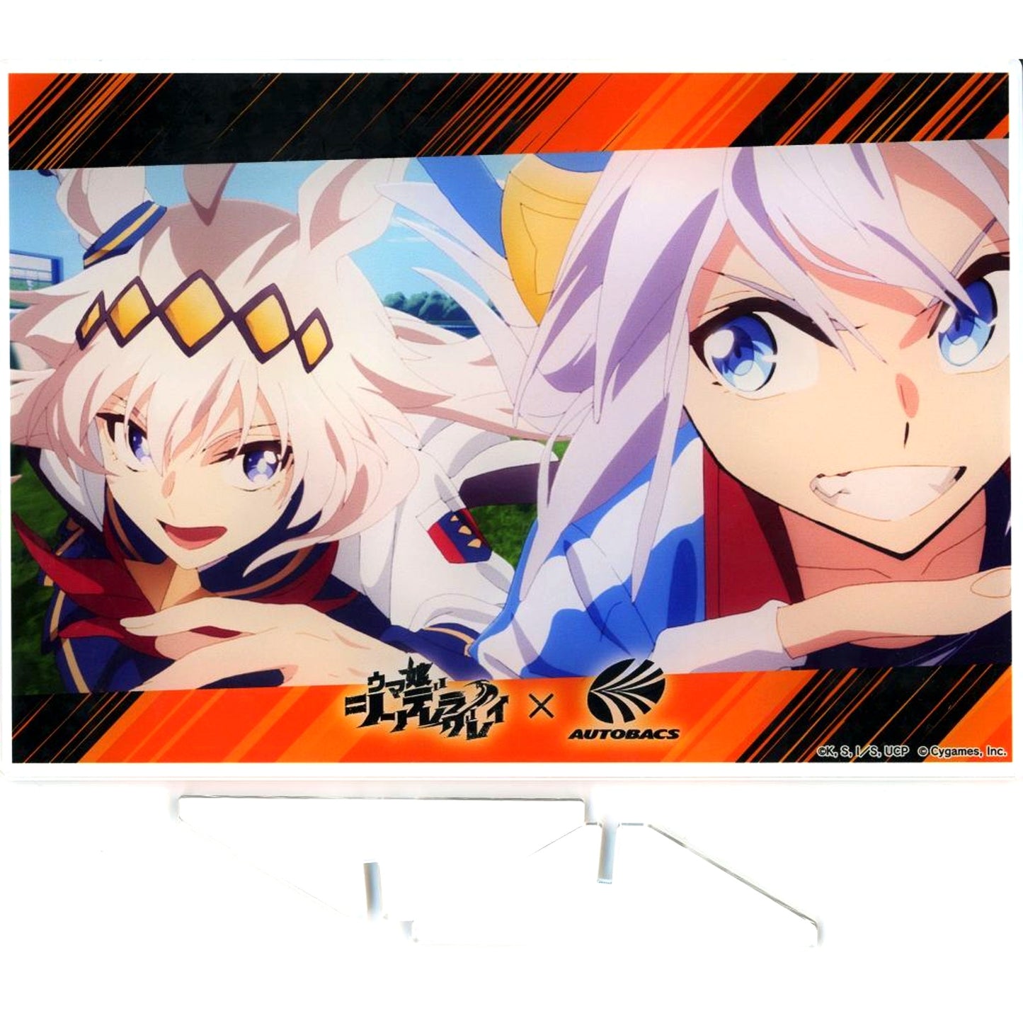 Oguri Cap & Tamamo Cross Uma Musume Cinderella Gray Acrylic Panel x Autobacs [USED]