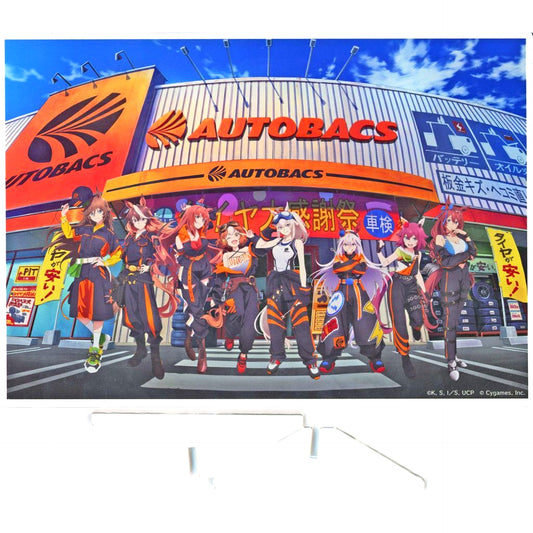 Group Uma Musume Cinderella Gray Acrylic Panel x Autobacs [USED]