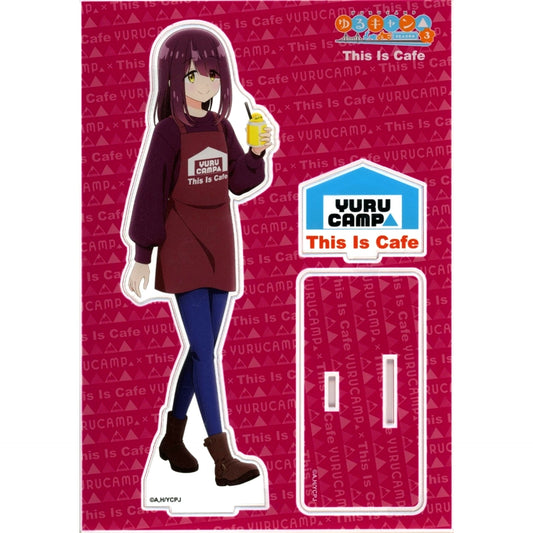 Ayano Toki Collabo Ltd Original Acrylic Stand BIG Ver. Yuru Camp SEASON 3 x This Is Cafe [USED]