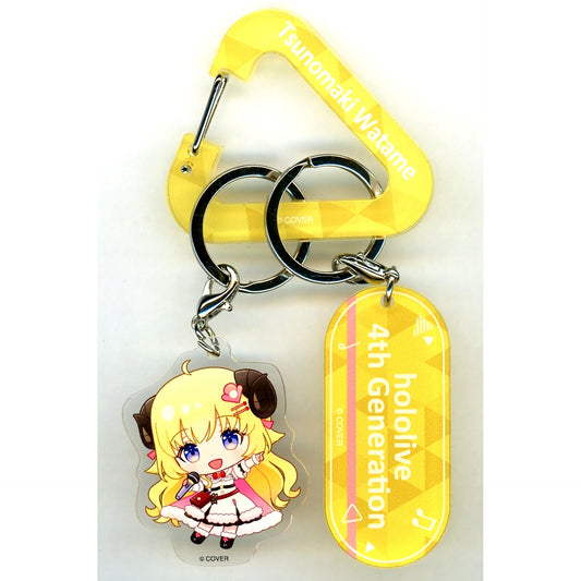 Tsunomaki Watame Hololive Holo-mini Vocal Series 4th Gen Carabiner Charm [USED]