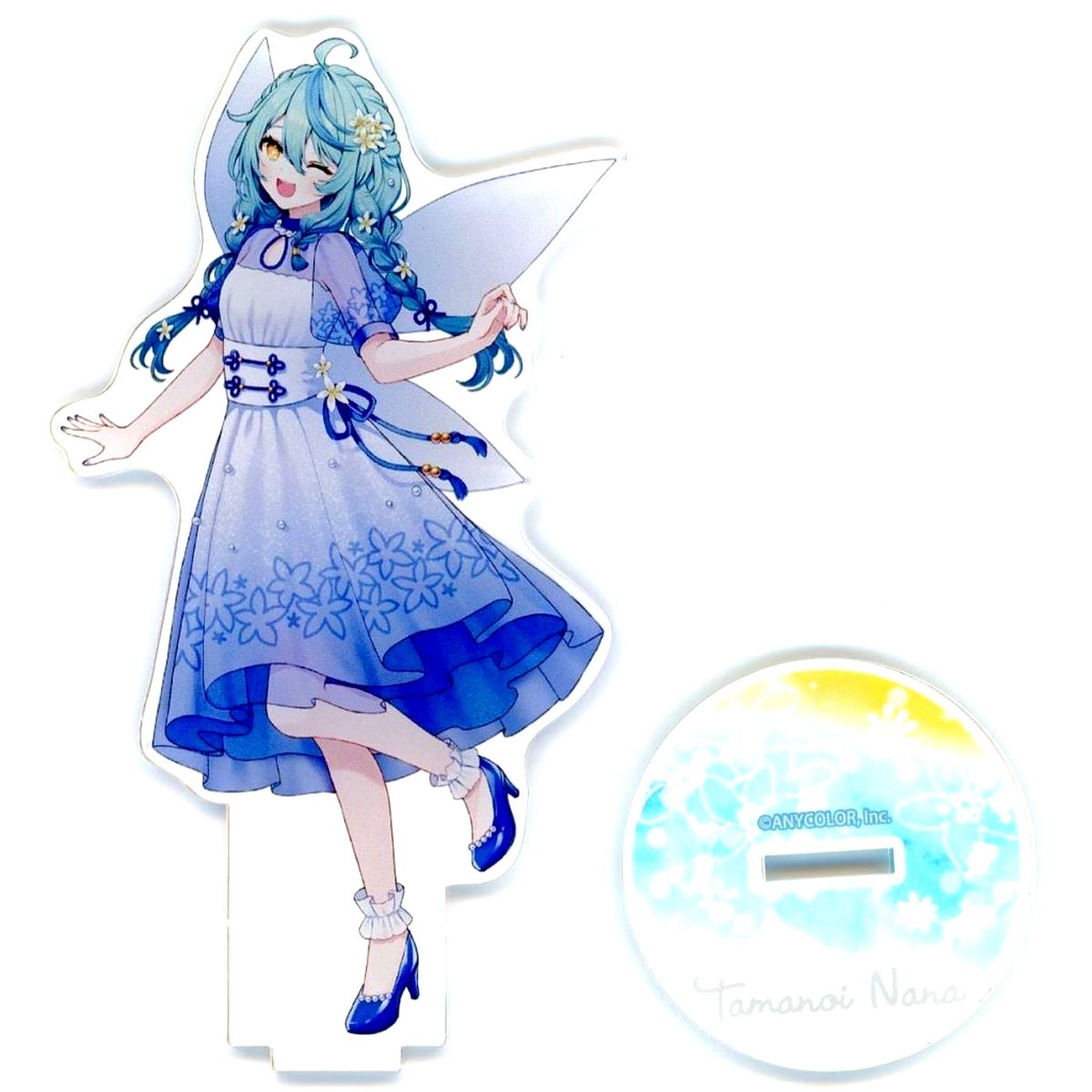 Nana Tamanoi Acrylic Stand Virtual YouTuber Nijisanji Izure Ayame ka Kakitsubata x HANA BIYORI [USED]
