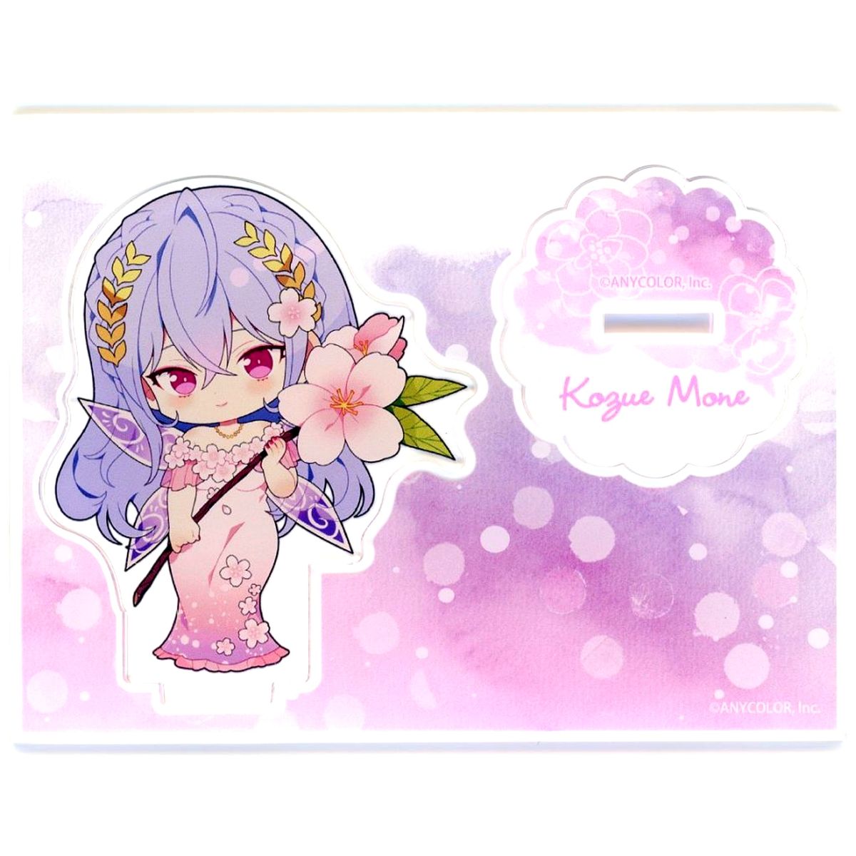 Kozue Momone Flower Fairy Mini Character Acrylic Stand Virtual YouTuber Nijisanji NIJISANJI Izure Ayame ka Kakitsubata x HANA BIYORI [USED]