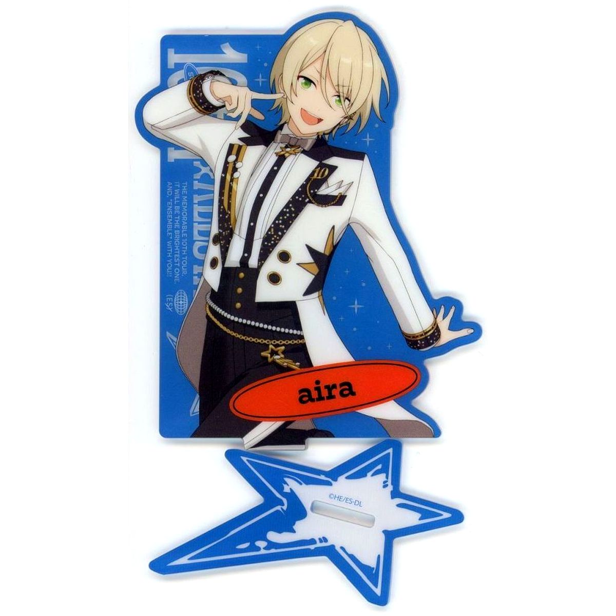 Aira Shiratori Ensemble Stars!! DREAM LIVE Tour 10th ALL STARS Idol Acrylic Stand 10th Tour Edition [USED]