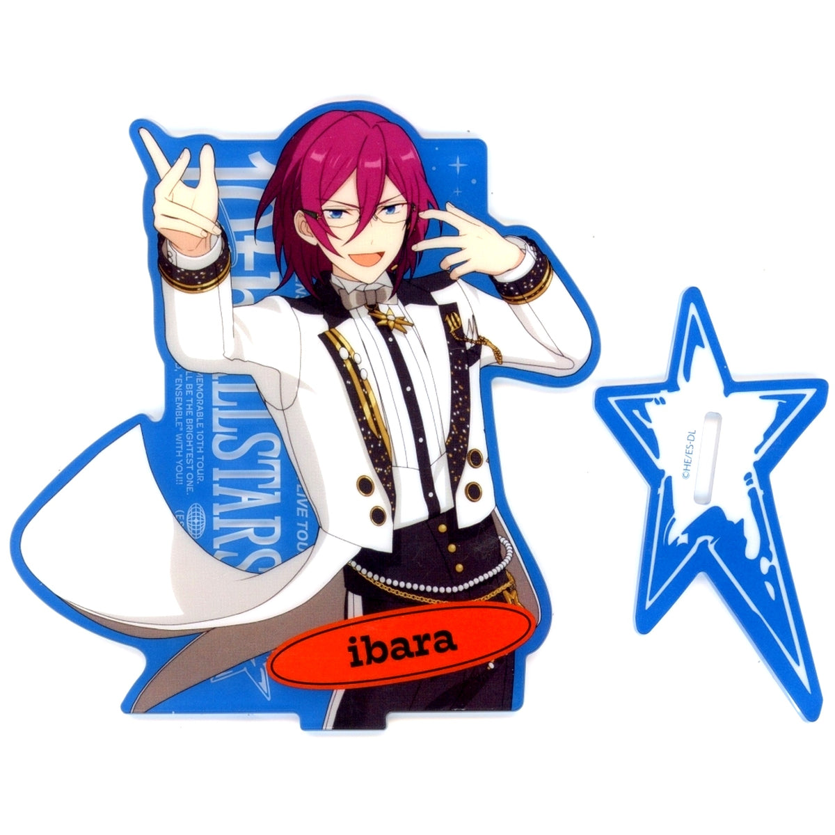 Ibara Saegusa Idol Acrylic Stand 10th Tour Edition Ensemble Stars!! DREAM LIVE Tour 10th ALL STARS [USED]