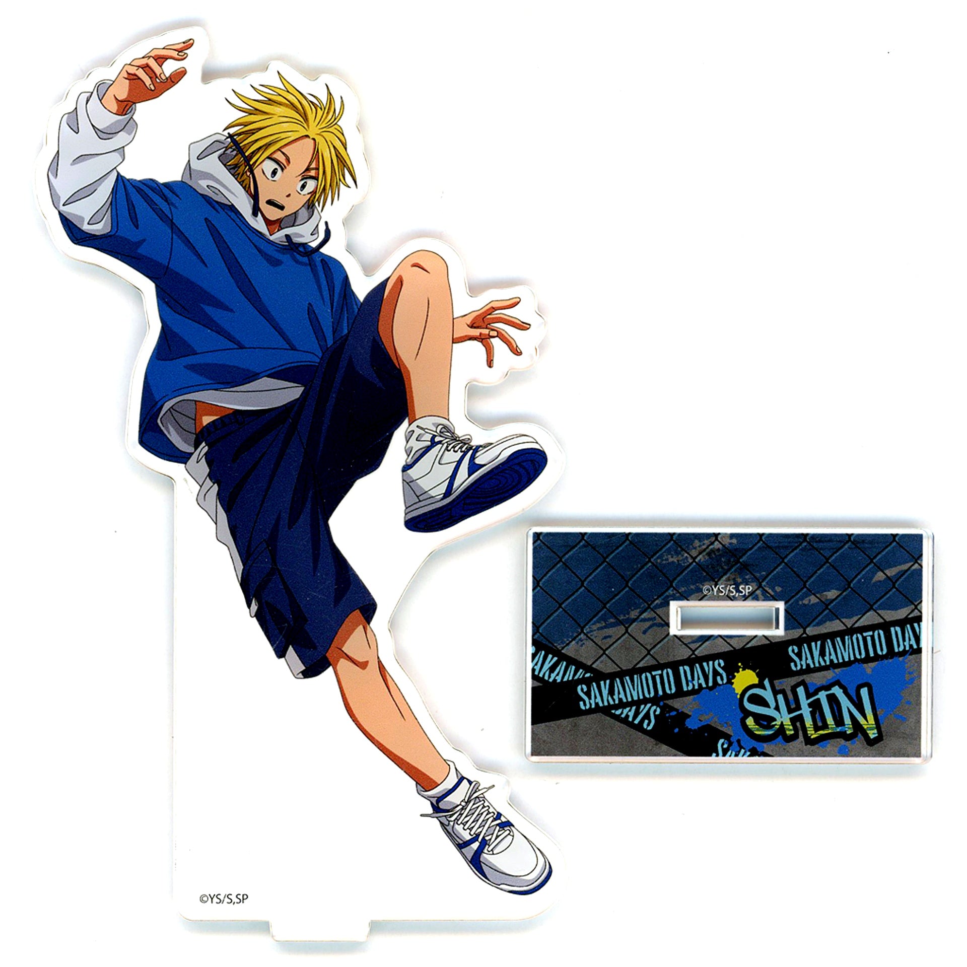 Shin Asakura Parkour Ver. Illustration Acrylic Stand Sakamoto Days [USED]