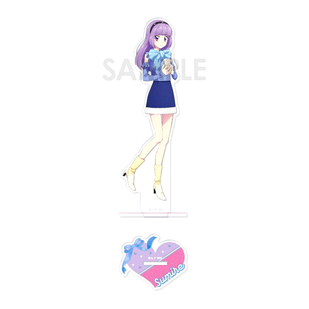 2. Sumire Hikami Acrylic Stand Dream Harmony Aikatsu! x PriPara The Movie: Deai no Kiseki! [USED]