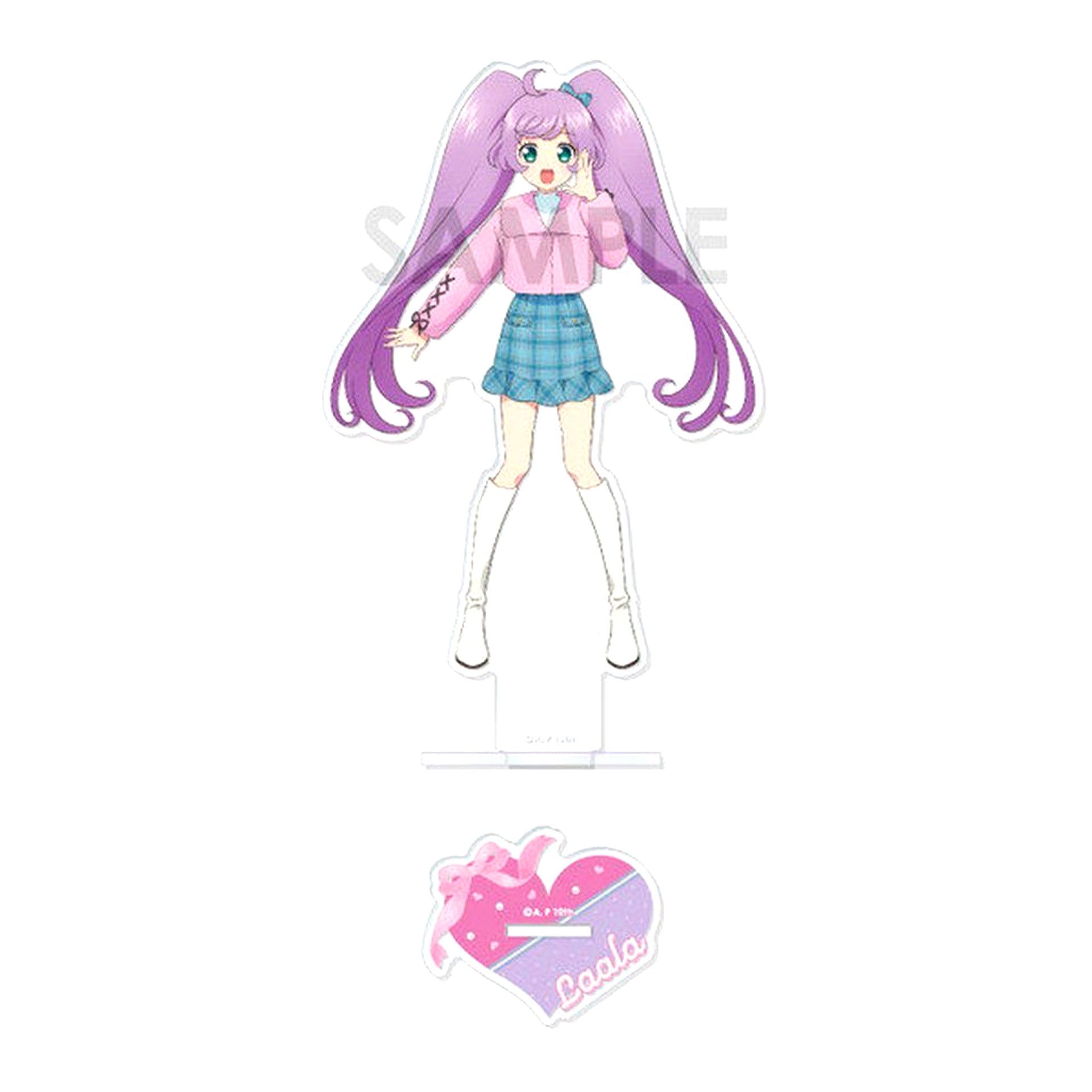 Laala Manaka 4. Acrylic Stand Dream harmony! Aikatsu! x PriPara The Movie Miracle of Meeting [USED]