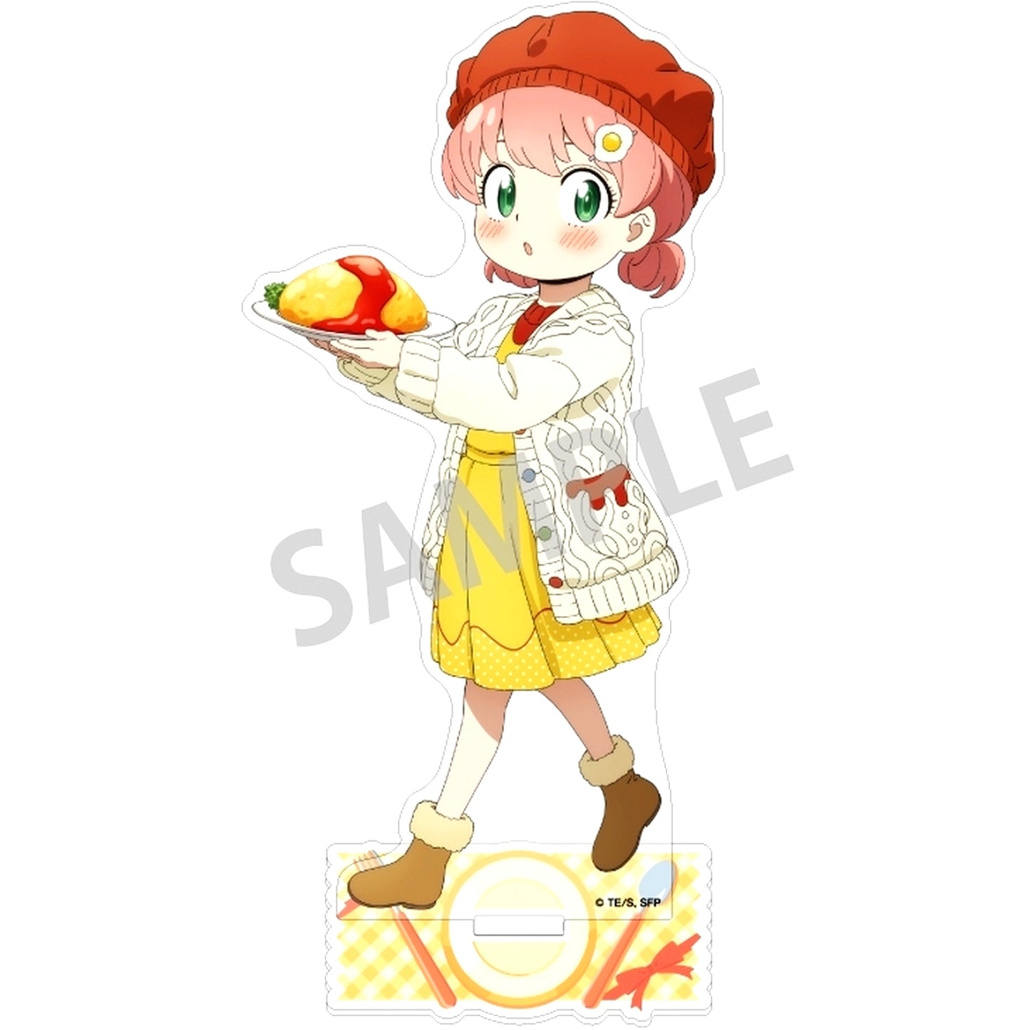 Anya Forger Omurice Acrylic Stand Food Spy x Family [USED]